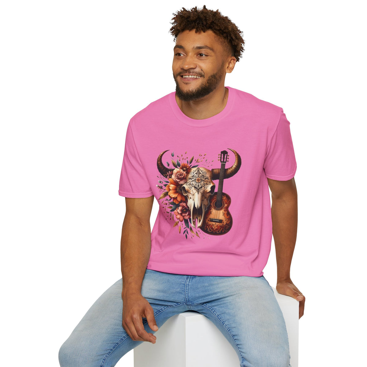 Western Skull Unisex Soft style T-Shirt