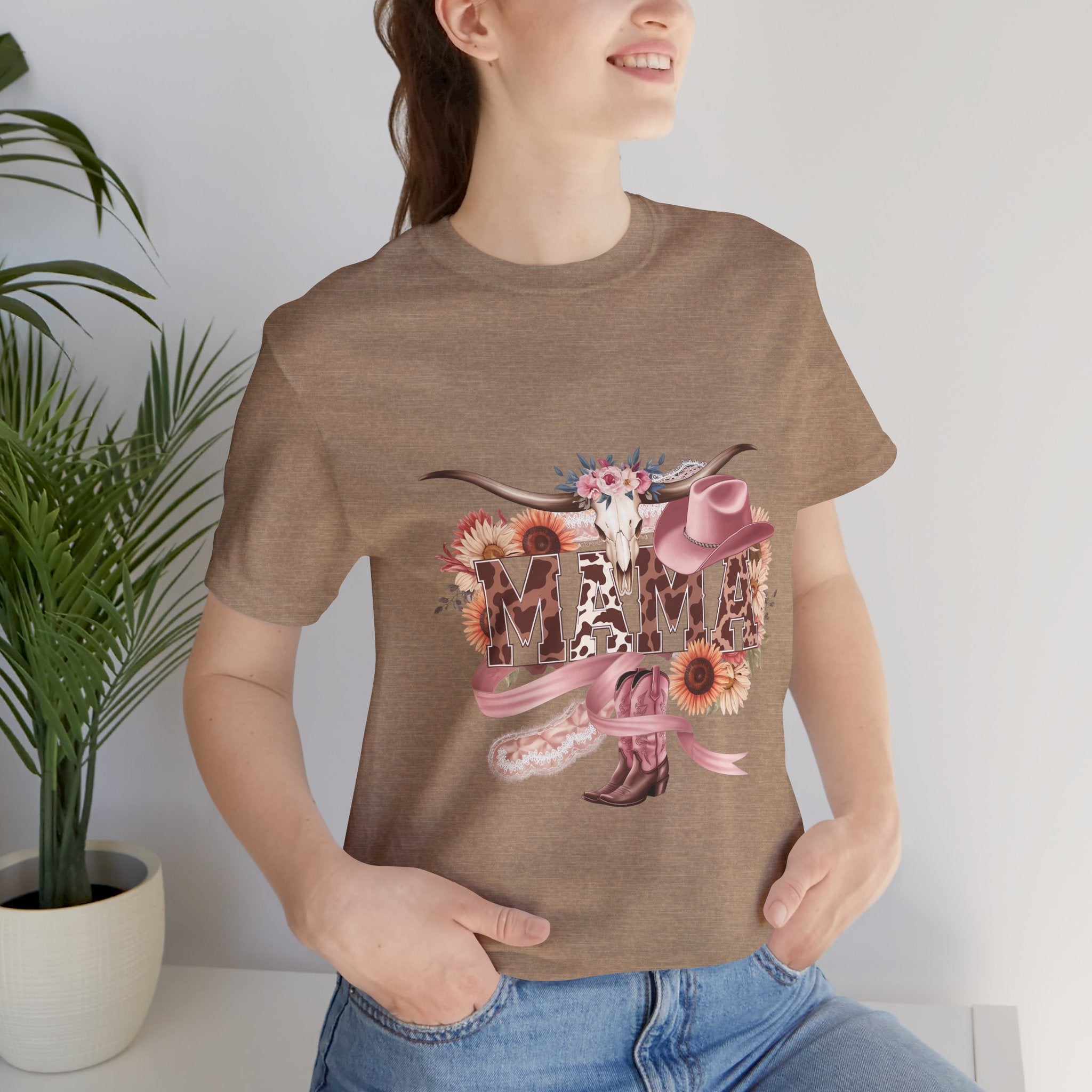 Western 'MAMA' Jersey Tee — Mama Graphic T-Shirt