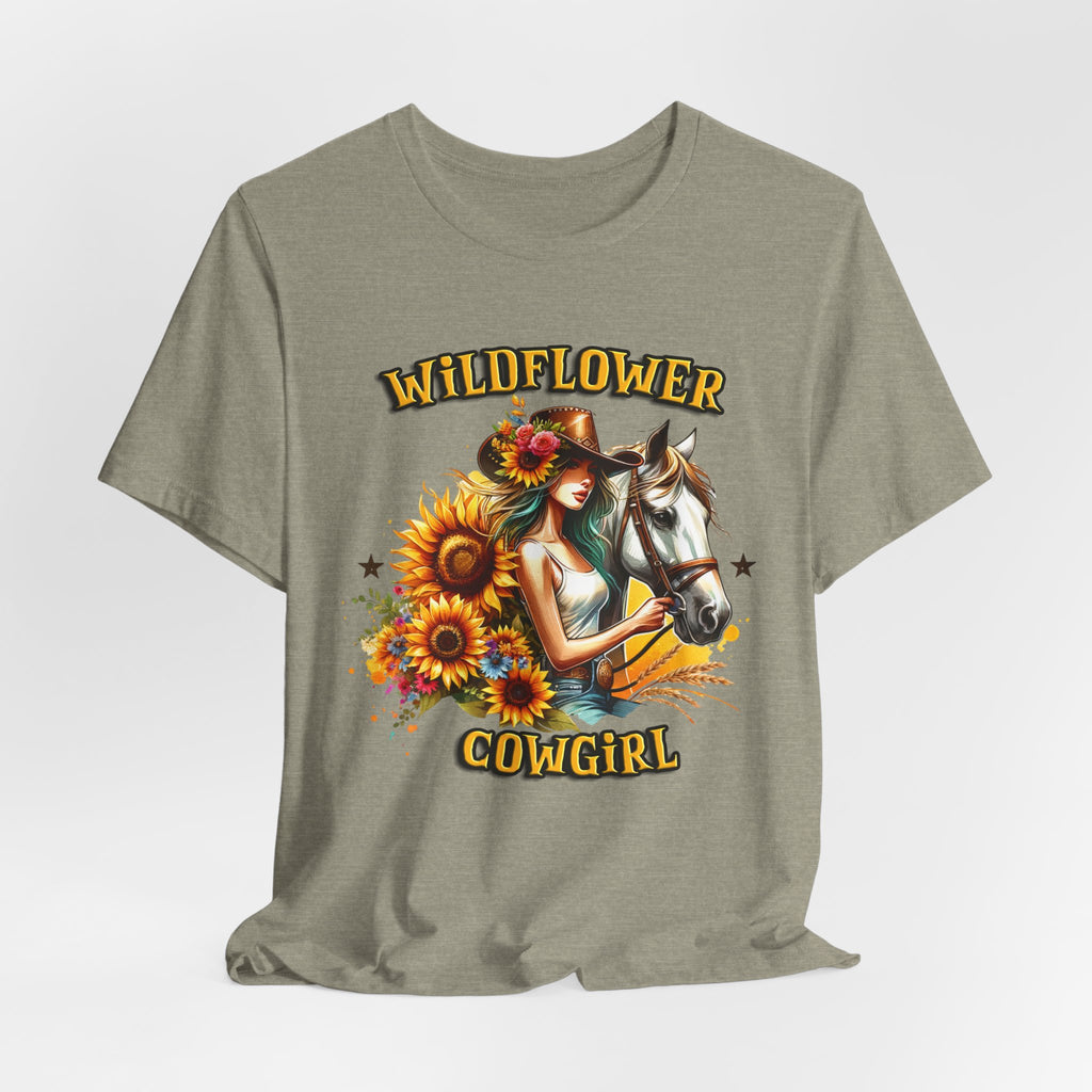 Western Wildflower Girl Jersey Short Sleeve Tee
