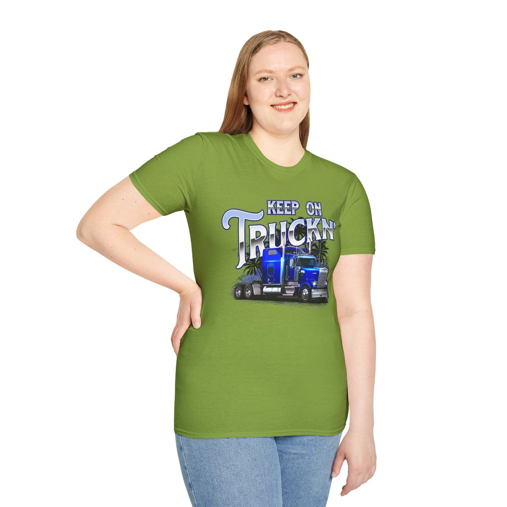 Keep On Truckn Trucker Soft Style T-Shirt