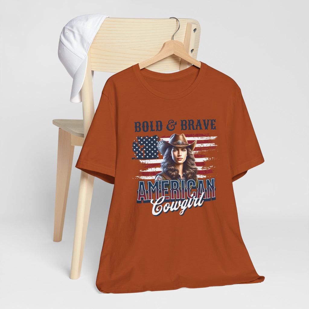 Bold & Brave American Cowgirl Unisex Jersey Short Sleeve Tee