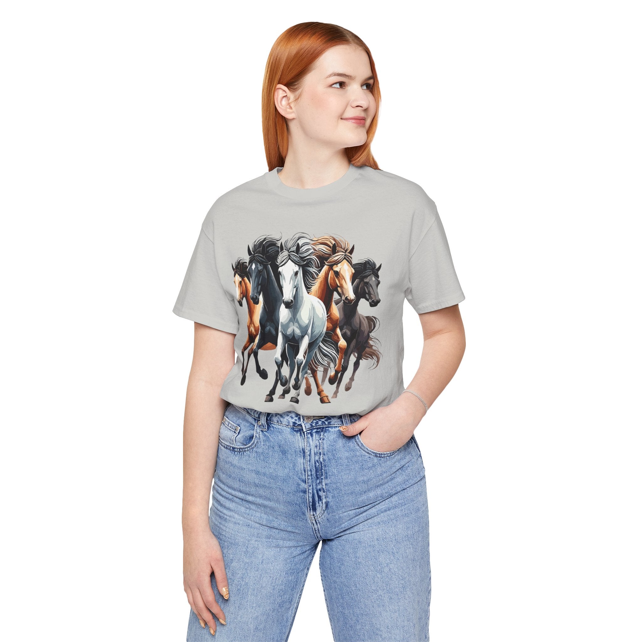 Wild Horse Western Tee — Custom Rodeo-Inspired Graphic T-Shirt