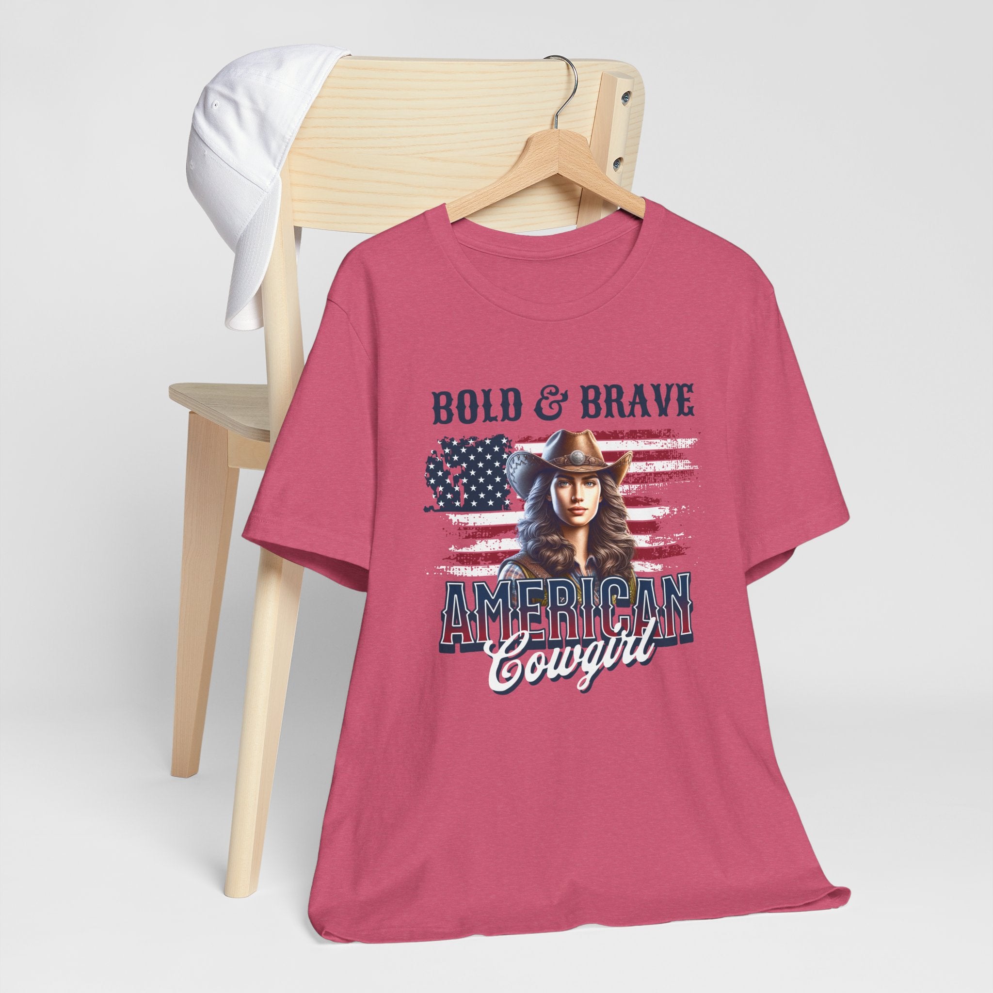 Bold & Brave American Cowgirl Unisex Jersey Short Sleeve Tee