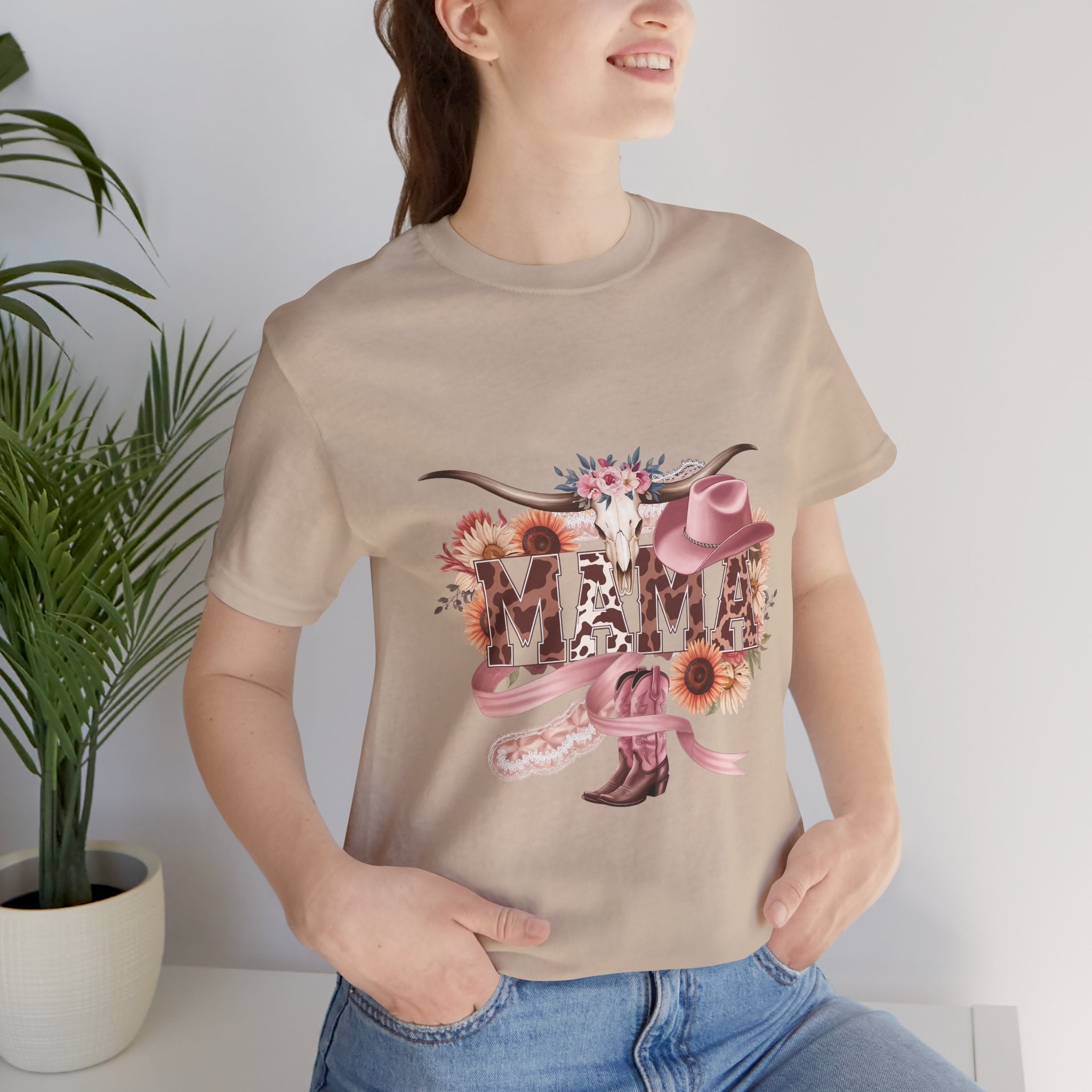 Western 'MAMA' Jersey Tee — Mama Graphic T-Shirt