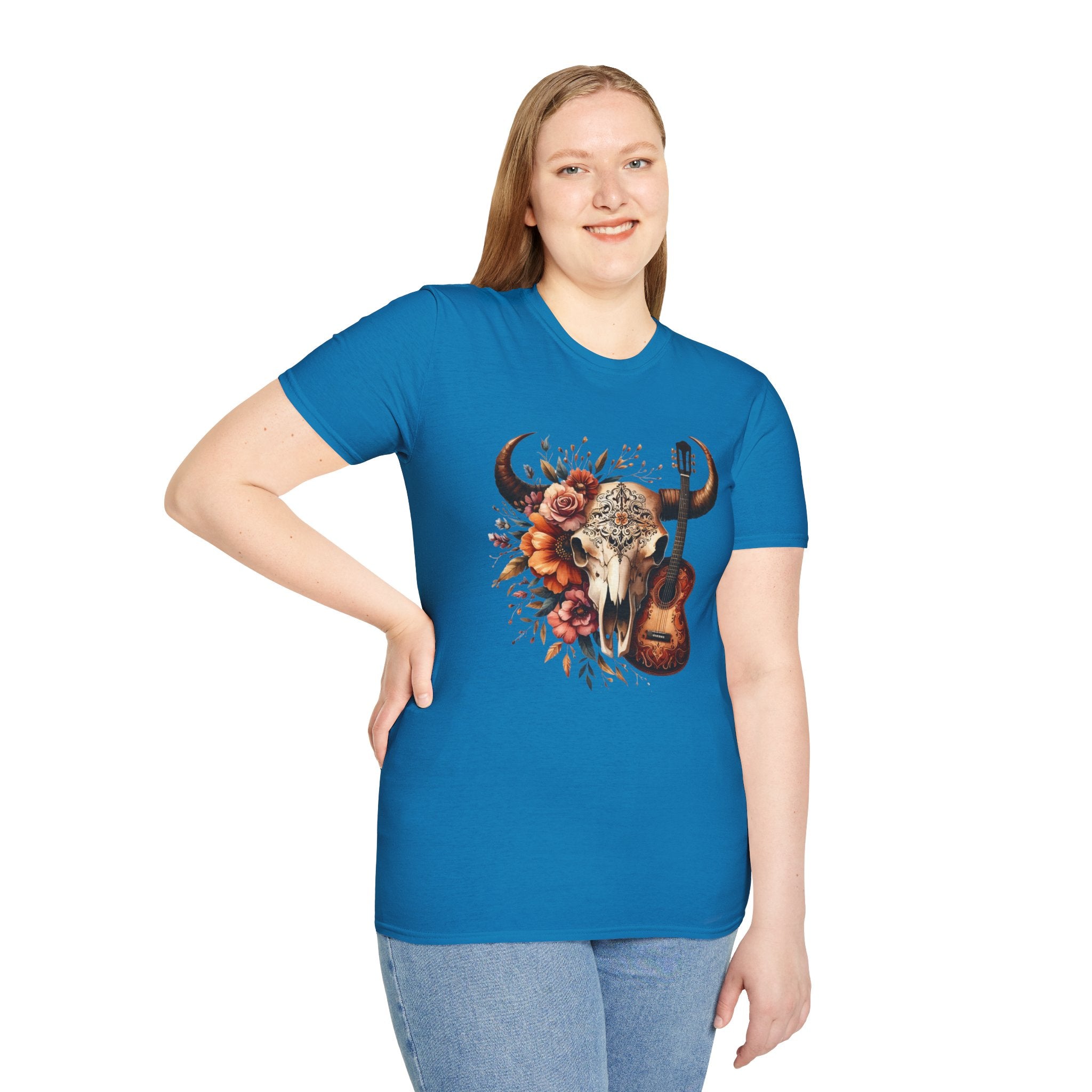 Western Skull Unisex Soft style T-Shirt