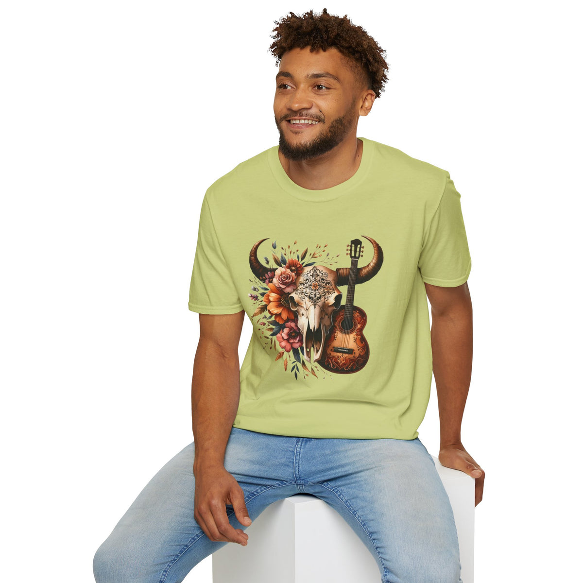 Western Skull Unisex Soft style T-Shirt