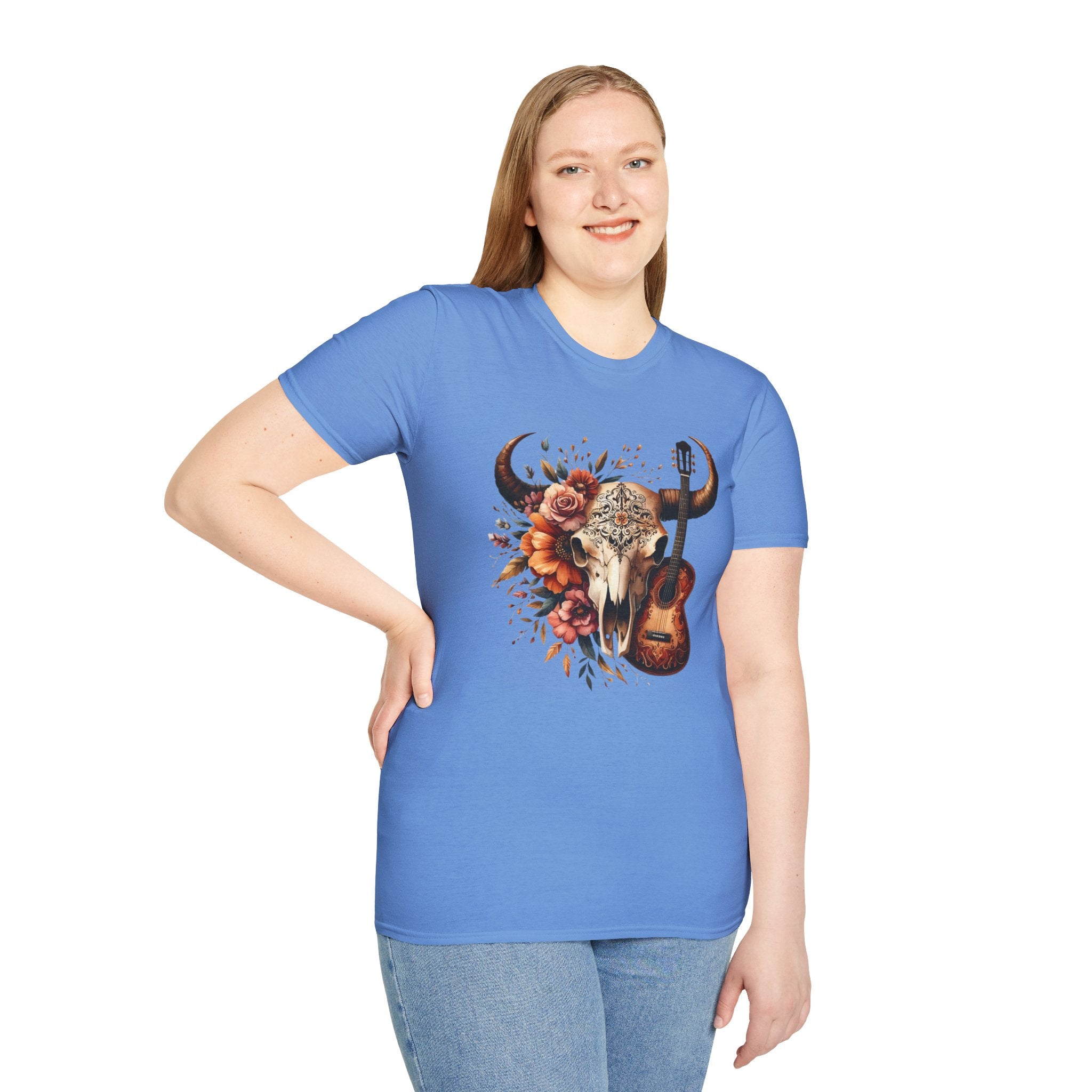 Western Skull Unisex Soft style T-Shirt
