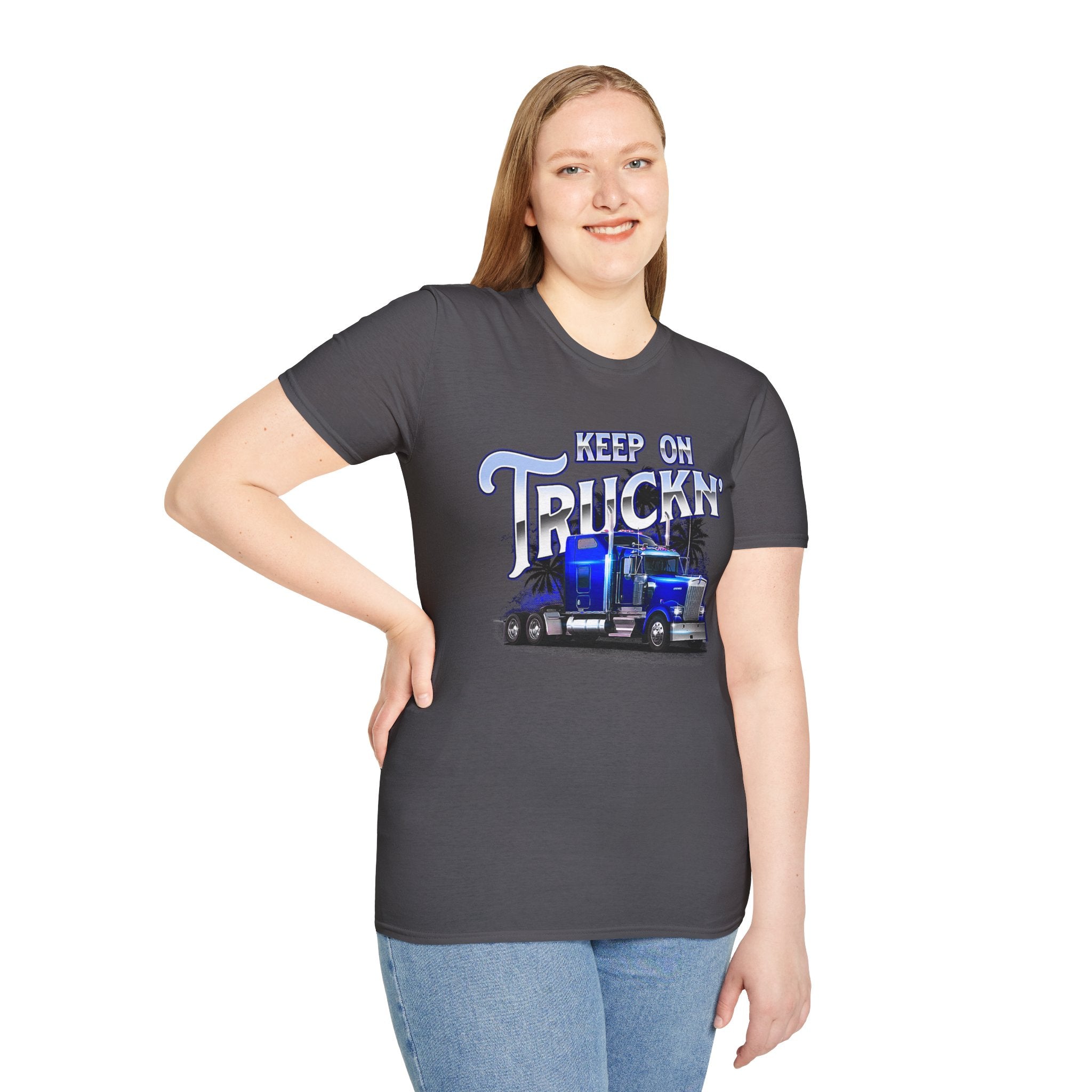 Keep On Truckn Trucker Soft Style T-Shirt