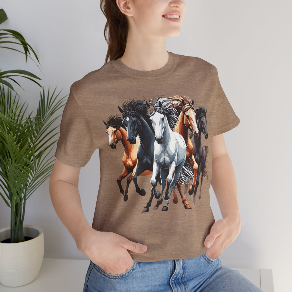 Wild Horse Western Tee — Custom Rodeo-Inspired Graphic T-Shirt