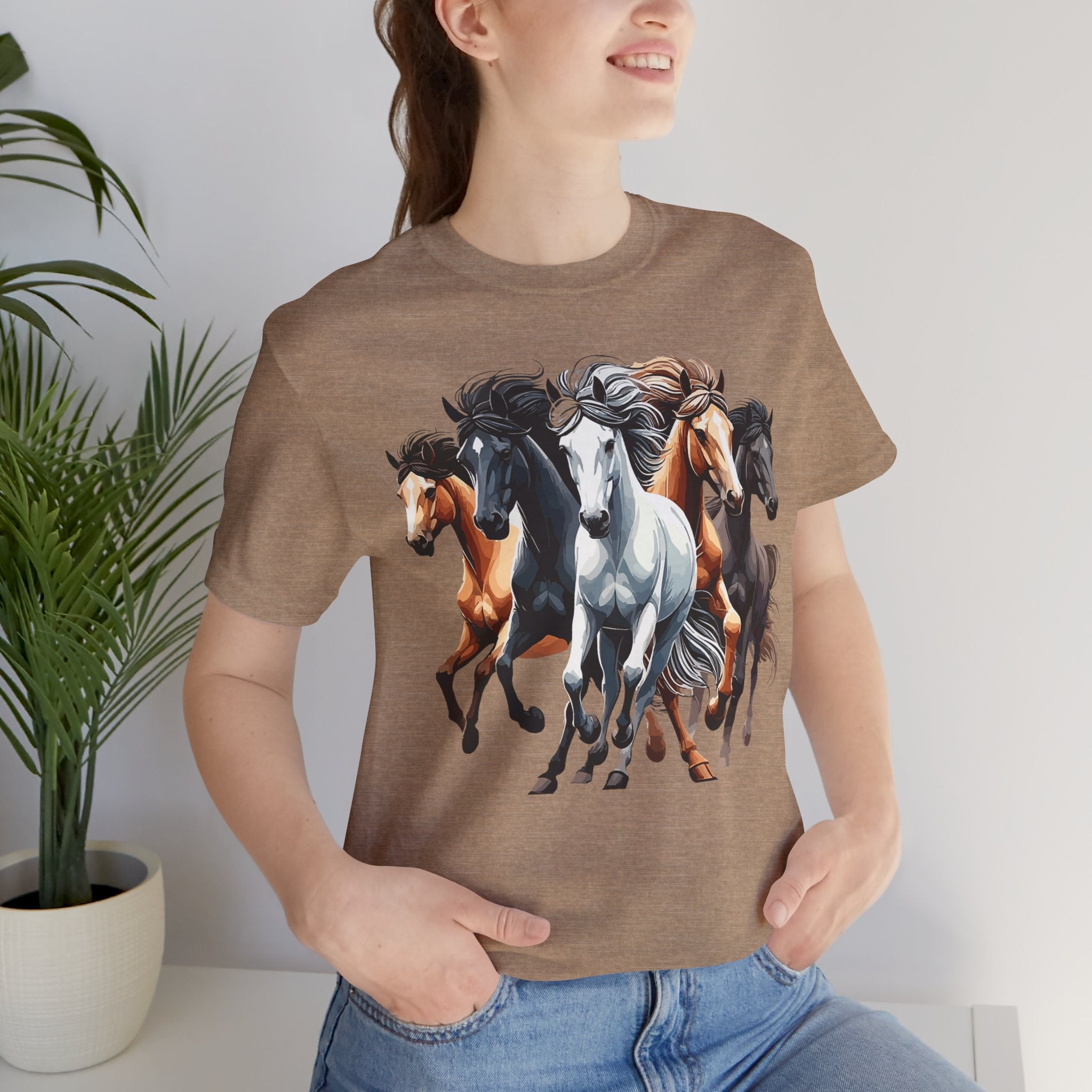 Wild Horse Western Tee — Custom Rodeo-Inspired Graphic T-Shirt