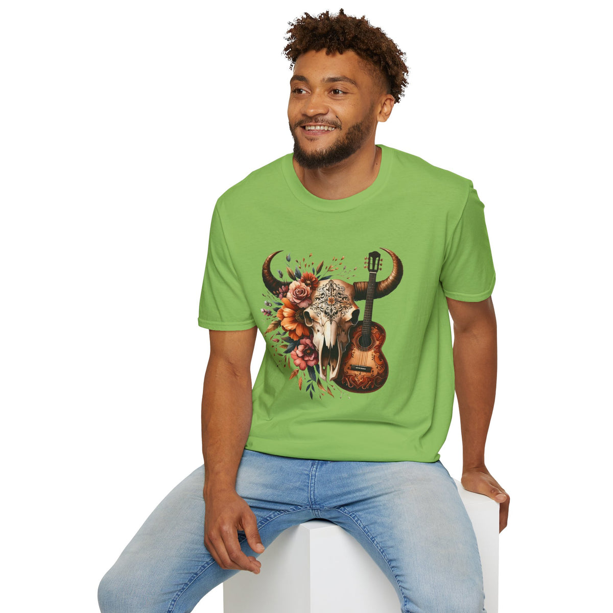 Western Skull Unisex Soft style T-Shirt