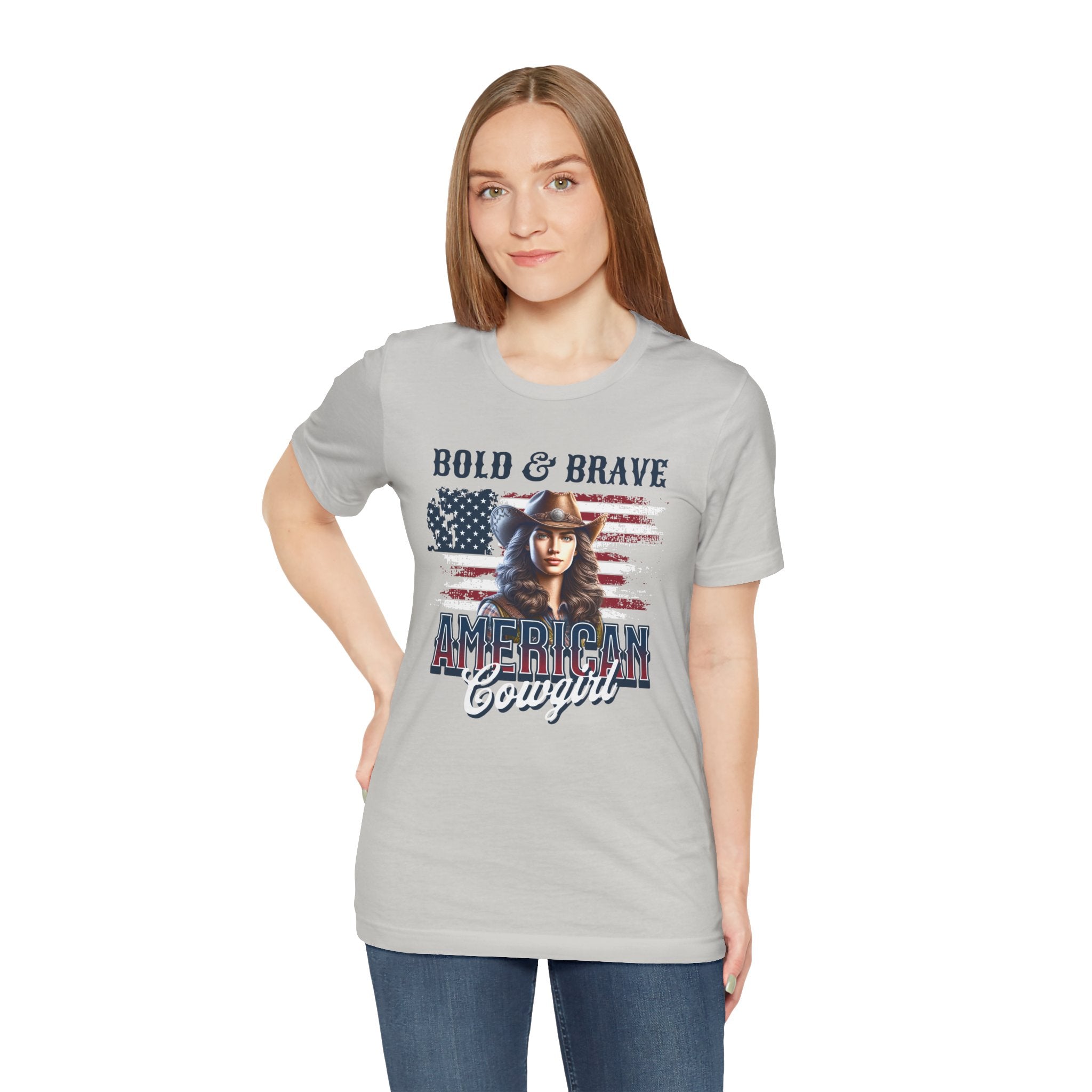 Bold & Brave American Cowgirl Unisex Jersey Short Sleeve Tee