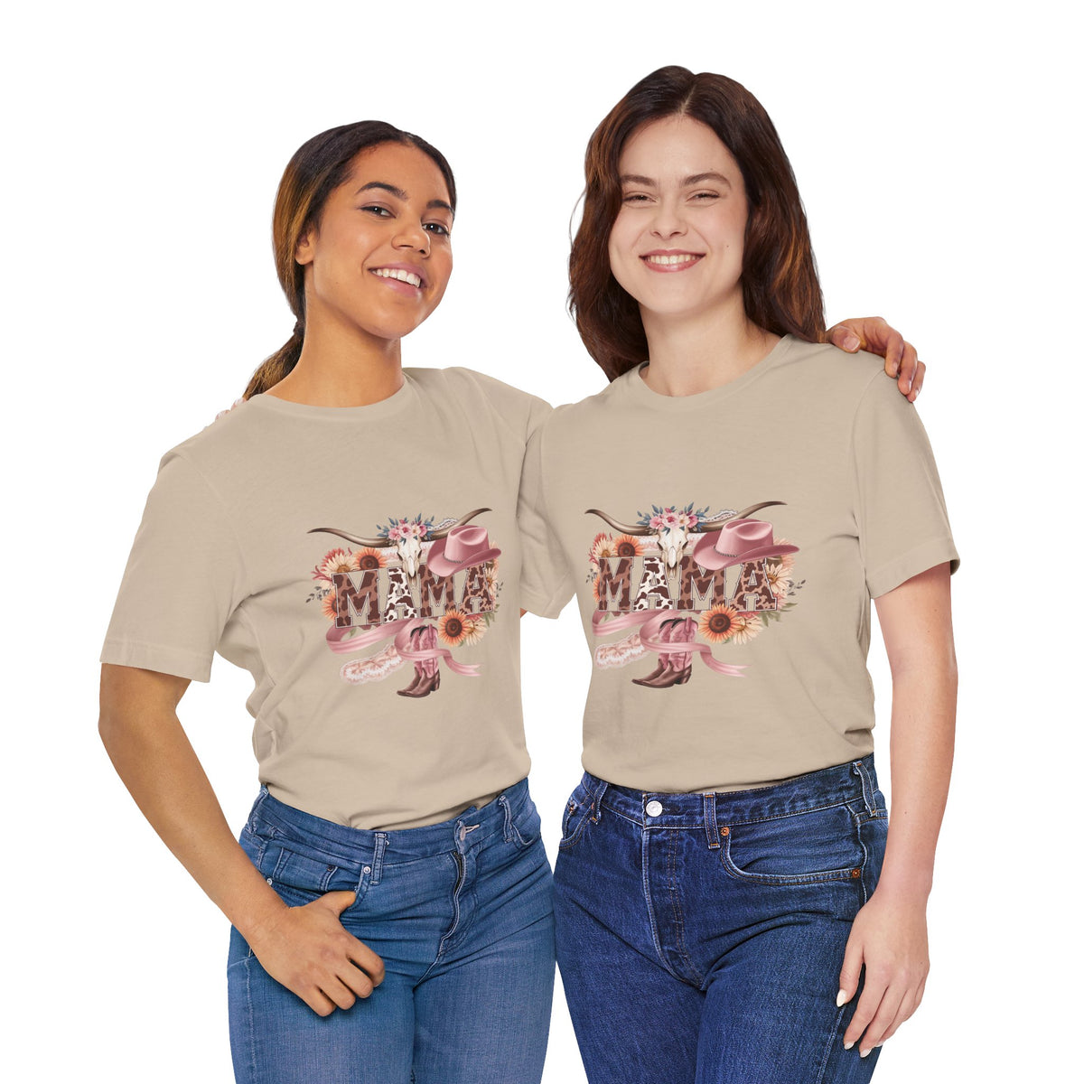 Western 'MAMA' Jersey Tee — Mama Graphic T-Shirt