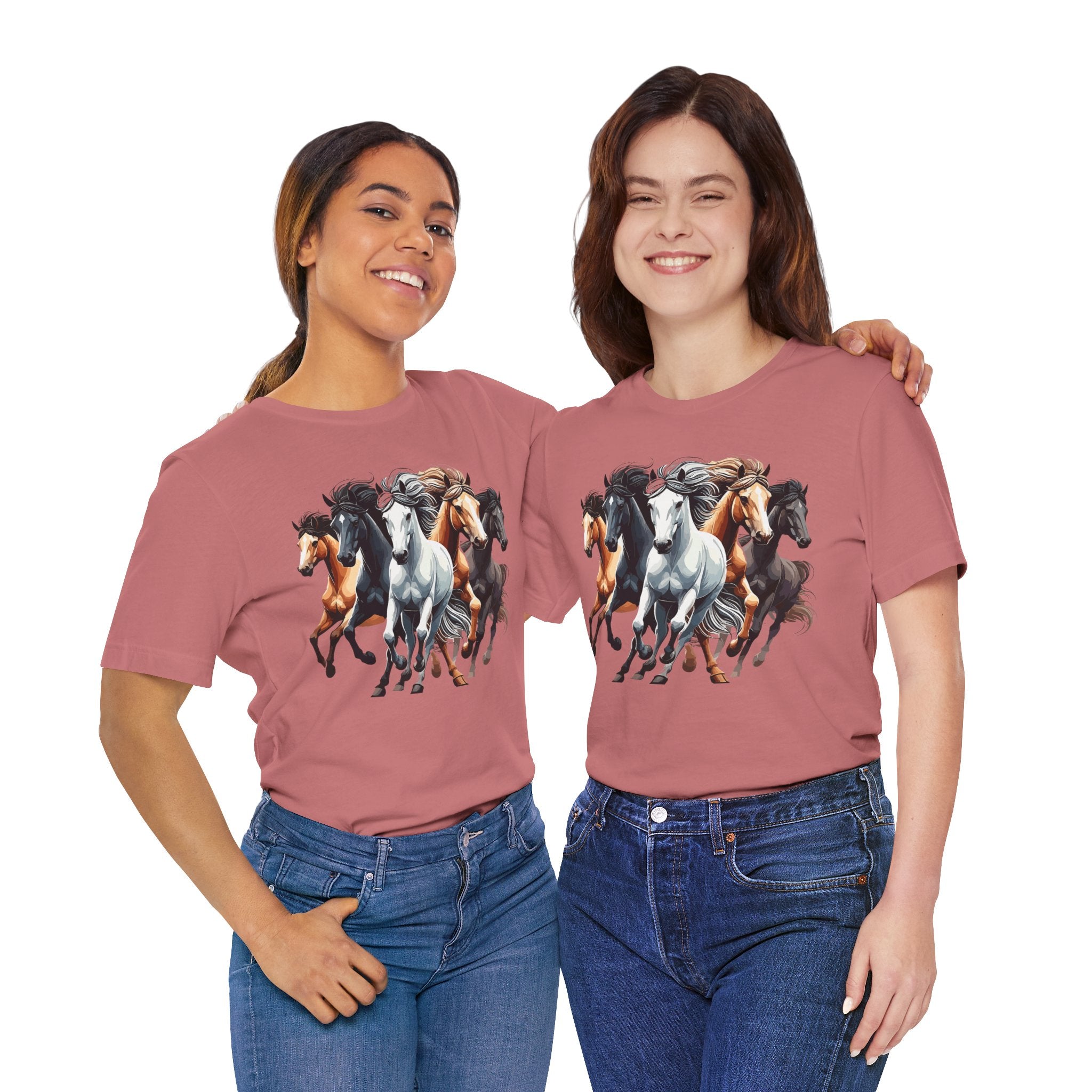 Wild Horse Western Tee — Custom Rodeo-Inspired Graphic T-Shirt