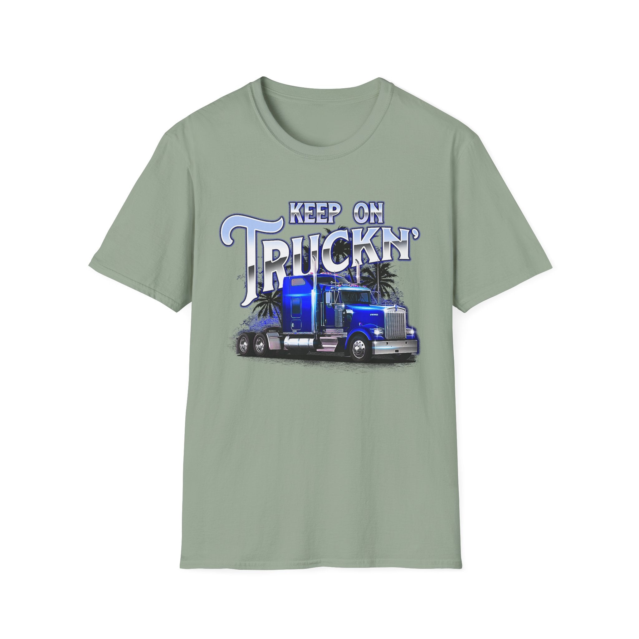 Keep On Truckn Trucker Soft Style T-Shirt