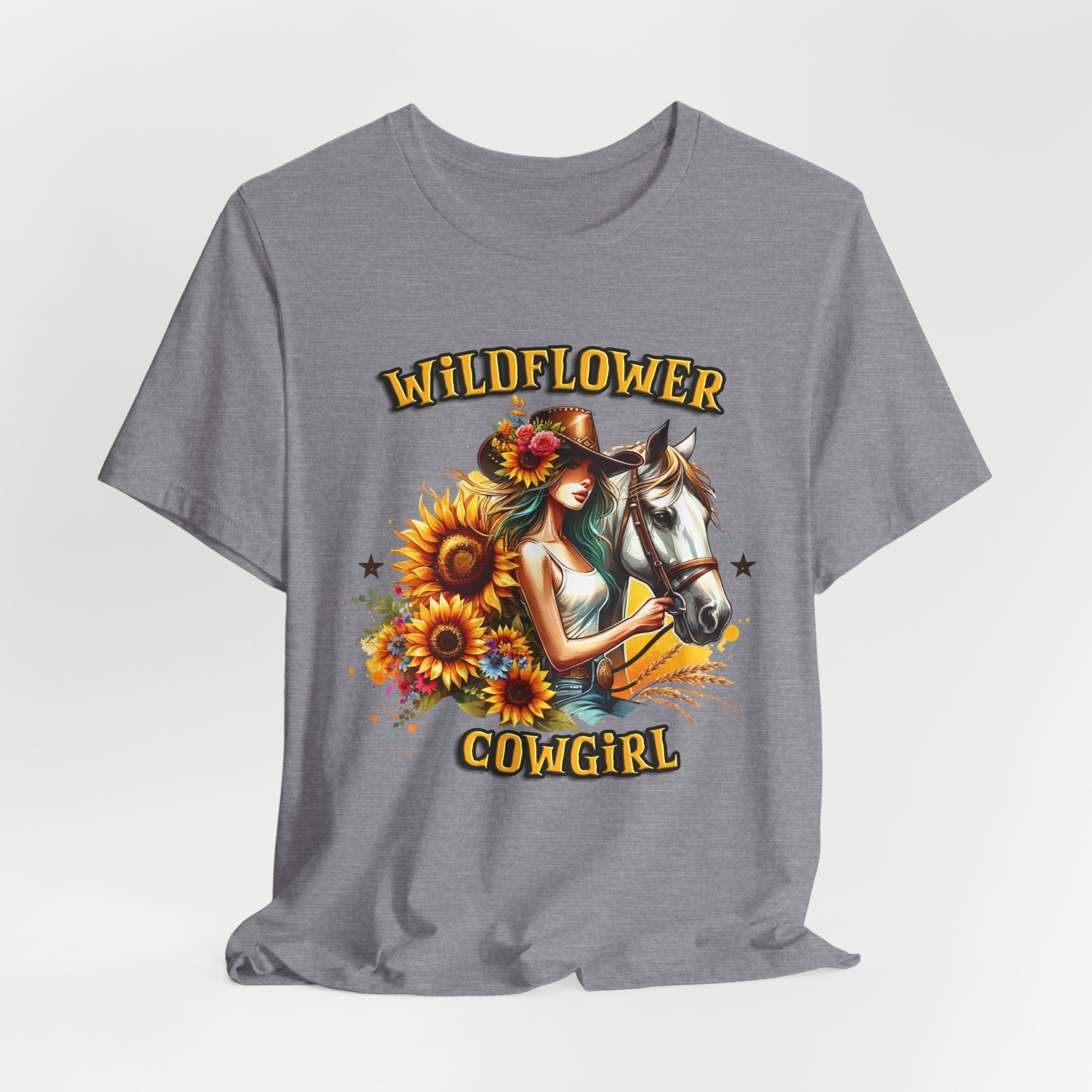 Western Wildflower Girl Jersey Short Sleeve Tee