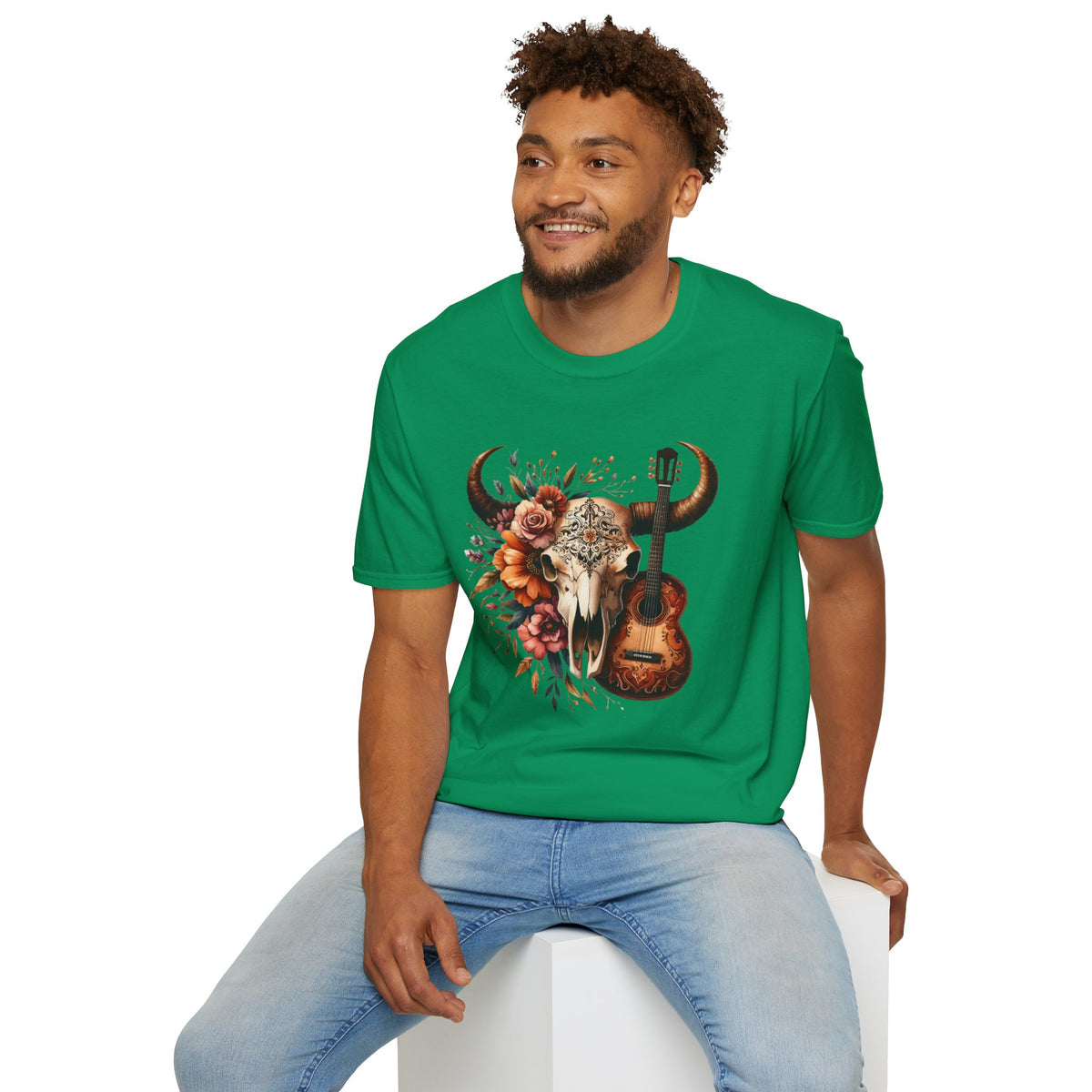 Western Skull Unisex Soft style T-Shirt