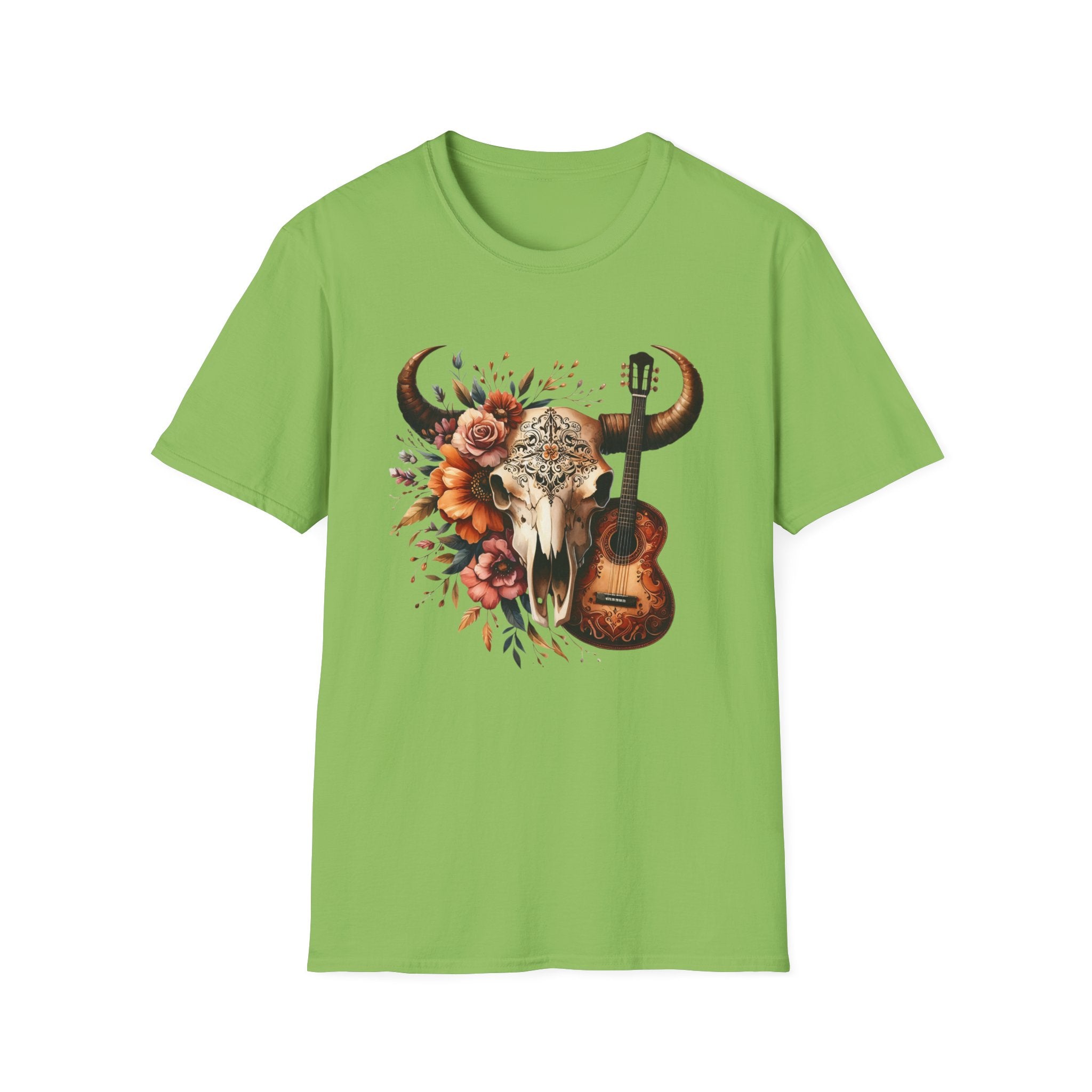 Western Skull Unisex Soft style T-Shirt