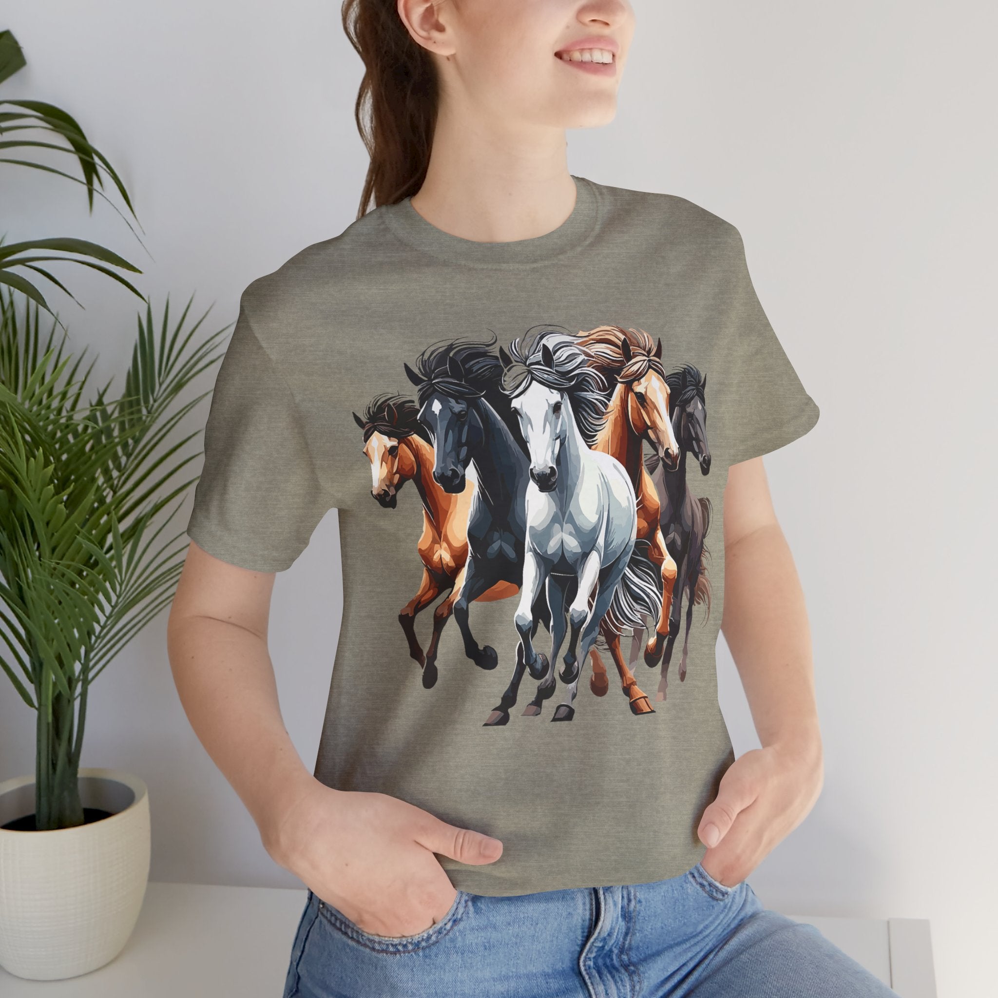 Wild Horse Western Tee — Custom Rodeo-Inspired Graphic T-Shirt