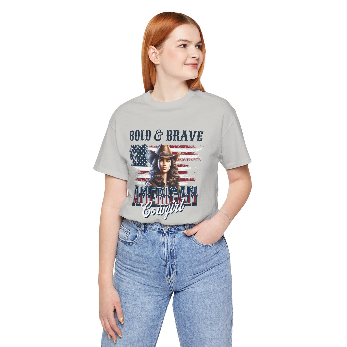 Bold & Brave American Cowgirl Unisex Jersey Short Sleeve Tee