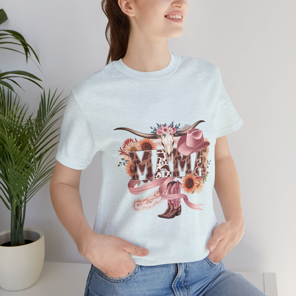 Western 'MAMA' Jersey Tee — Mama Graphic T-Shirt