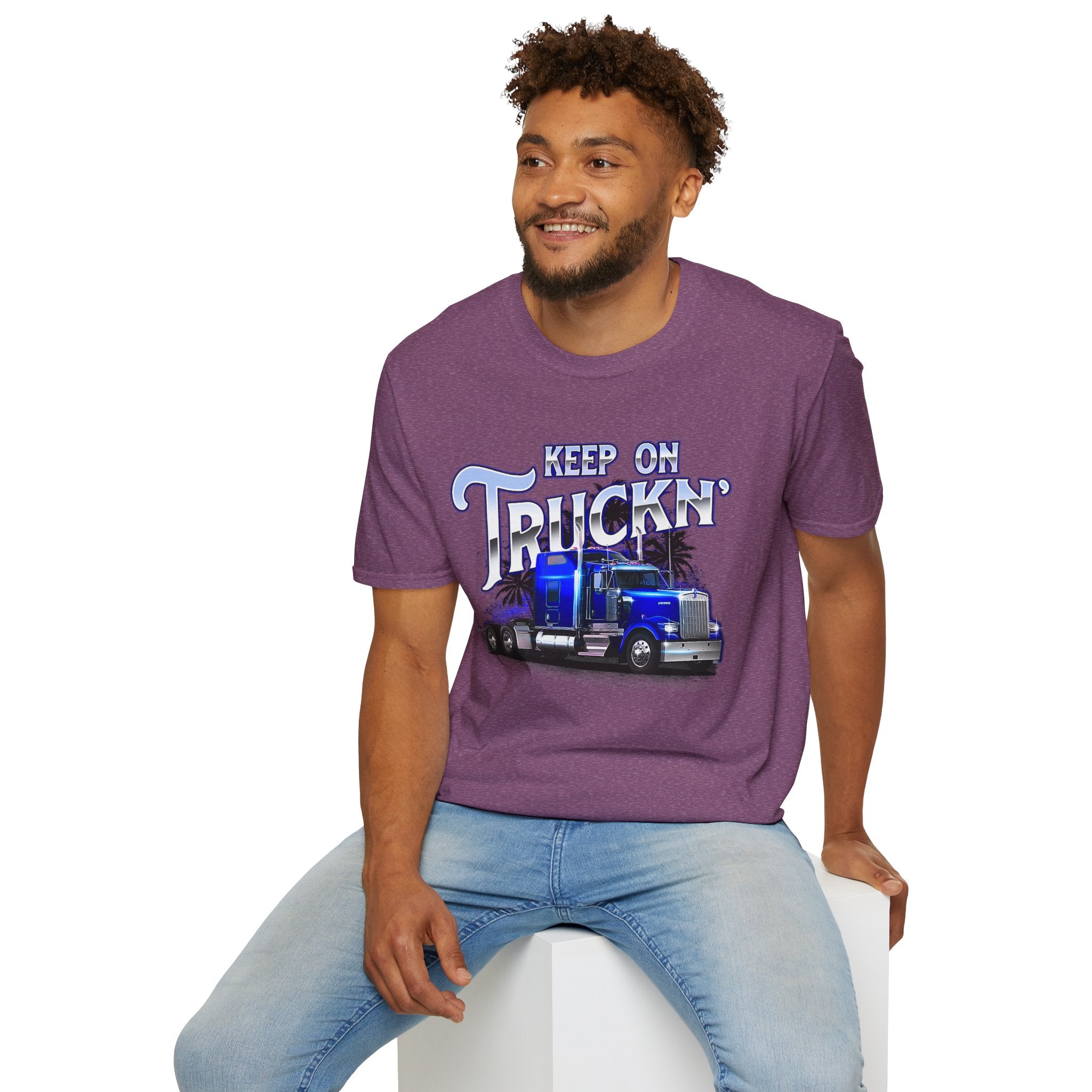 Keep On Truckn Trucker Soft Style T-Shirt
