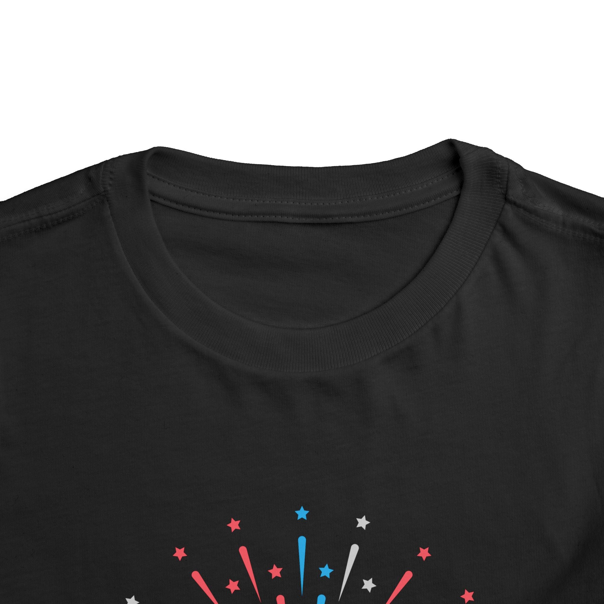 Cupcake with Fireworks Toddler Tee | 2T-5T
