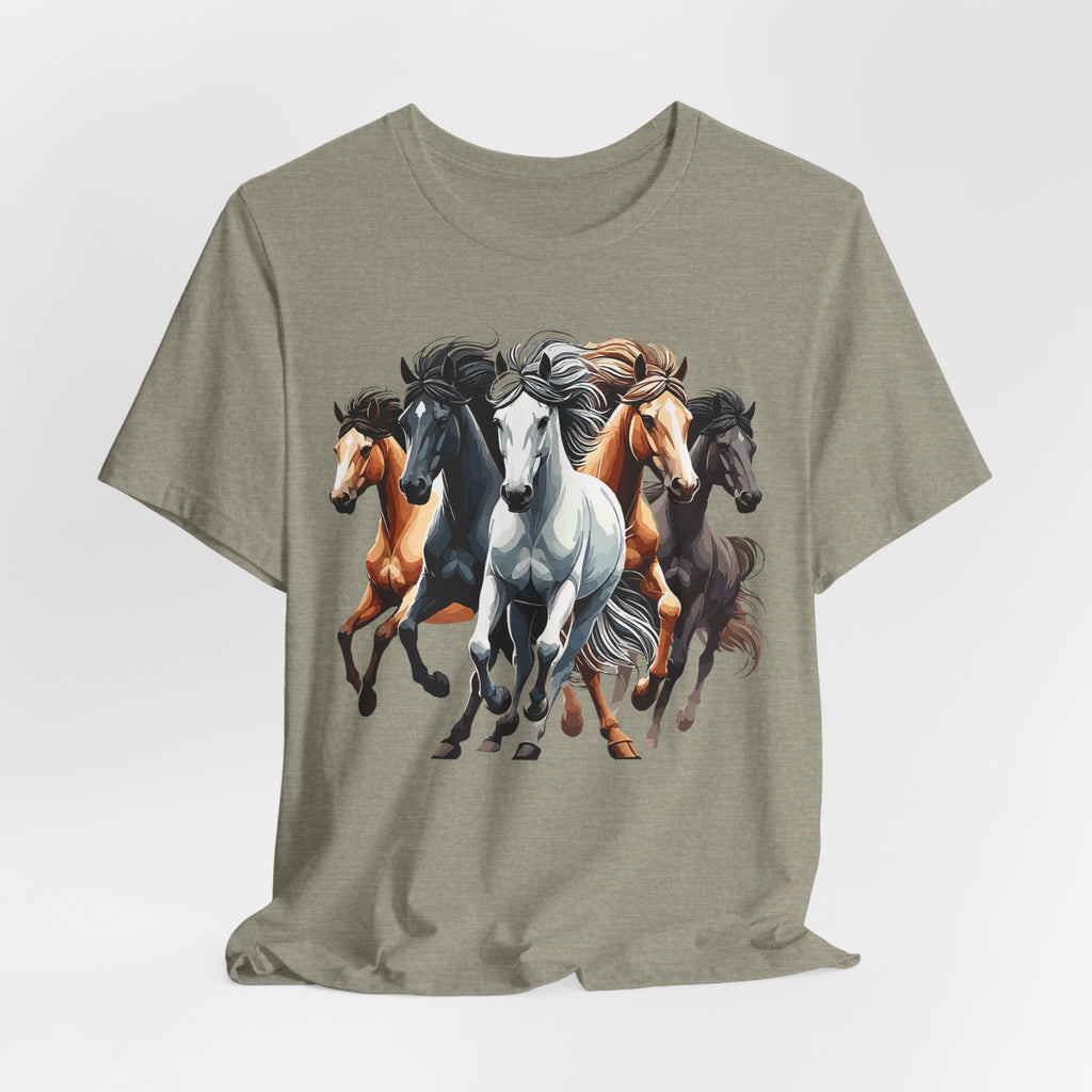 Wild Horse Western Tee — Custom Rodeo-Inspired Graphic T-Shirt
