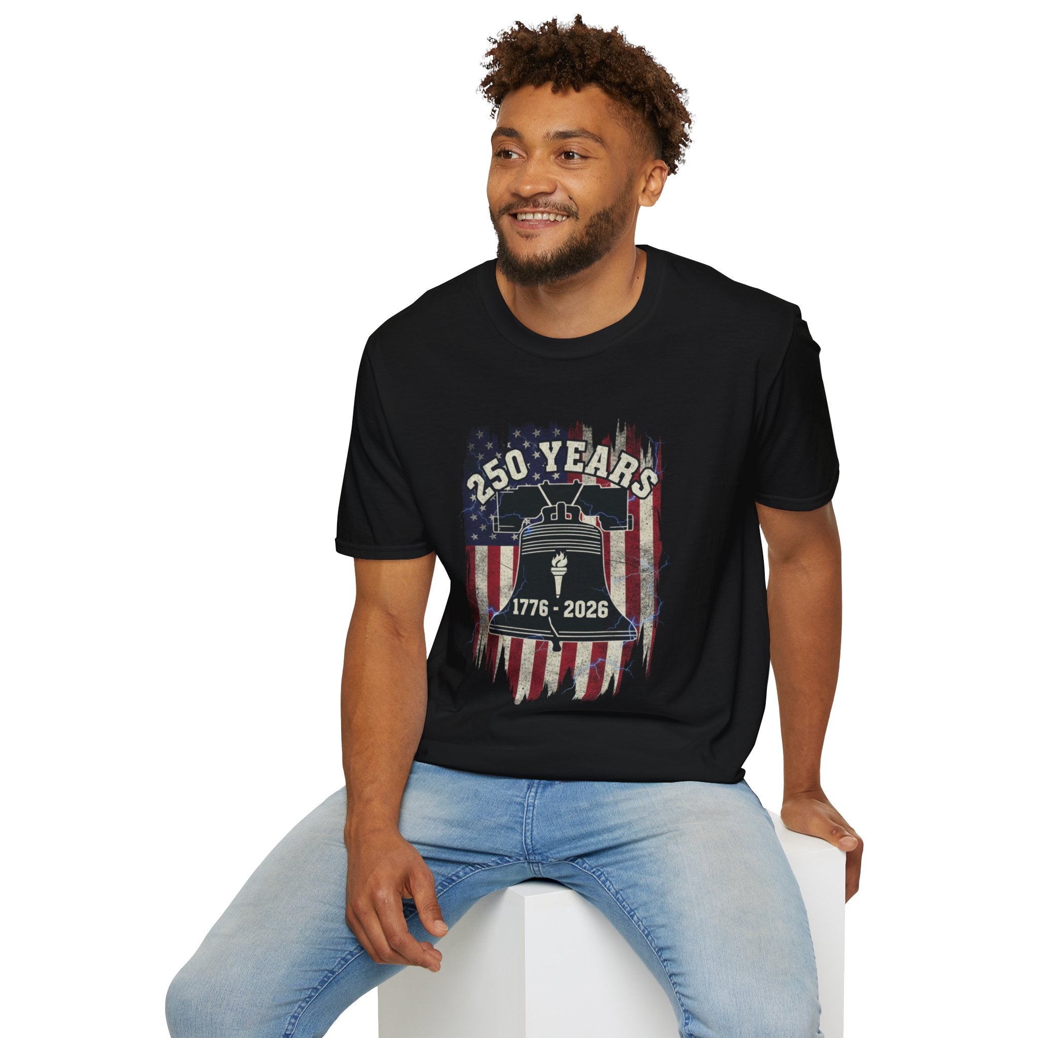 1776 To 2026 250 Years of America Unisex Softstyle T-Shirt