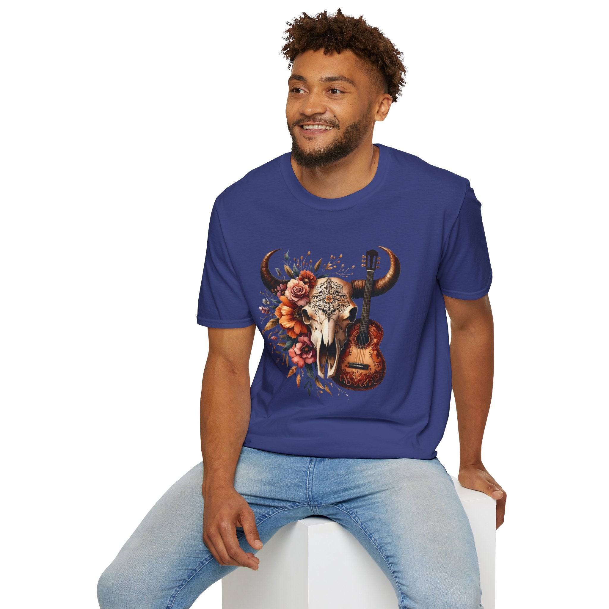 Western Skull Unisex Soft style T-Shirt