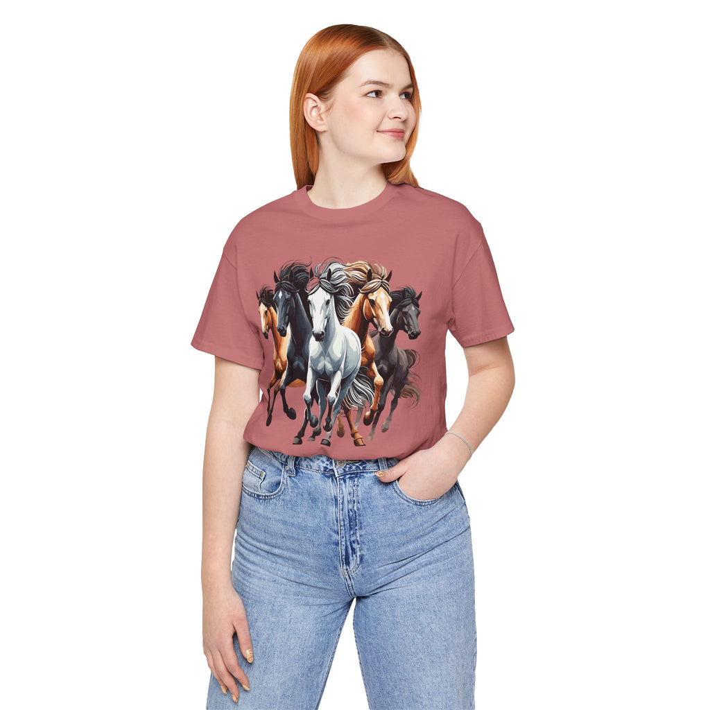 Wild Horse Western Tee — Custom Rodeo-Inspired Graphic T-Shirt