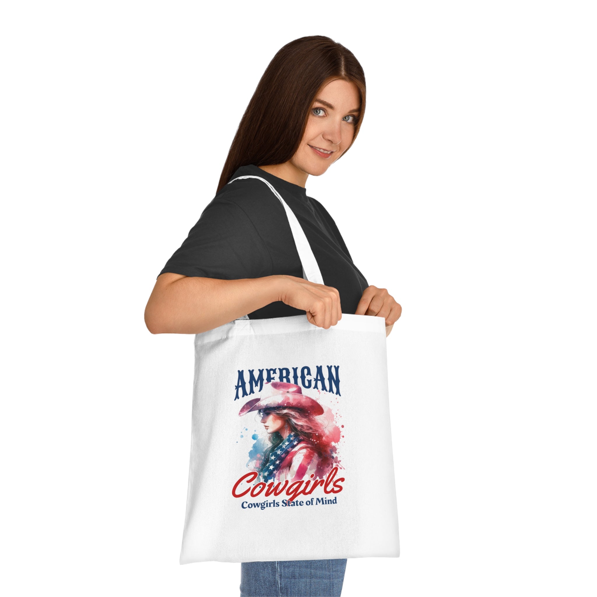 America Cowgirls Cotton Tote