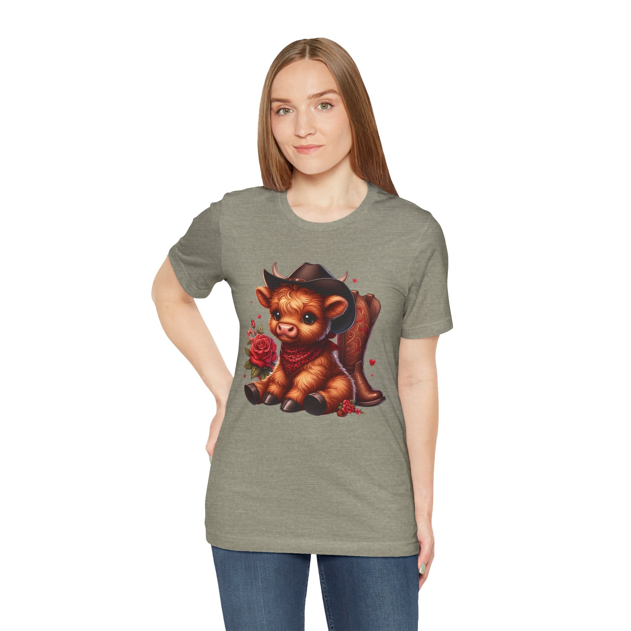 Baby Highland Cow Unisex Jersey Short Sleeve Tee