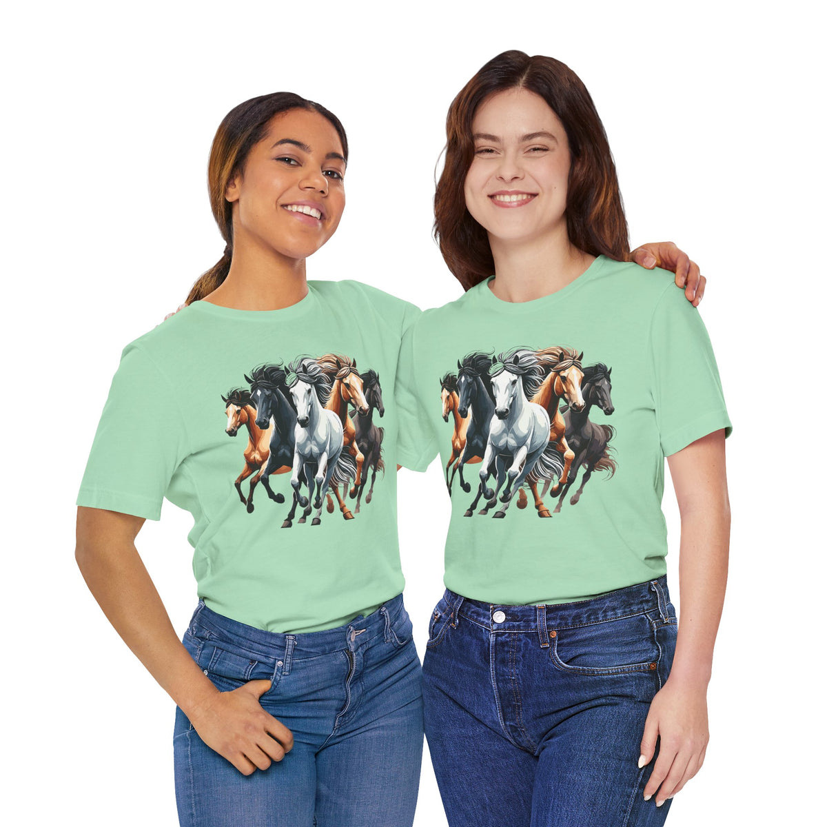 Wild Horse Western Tee — Custom Rodeo-Inspired Graphic T-Shirt