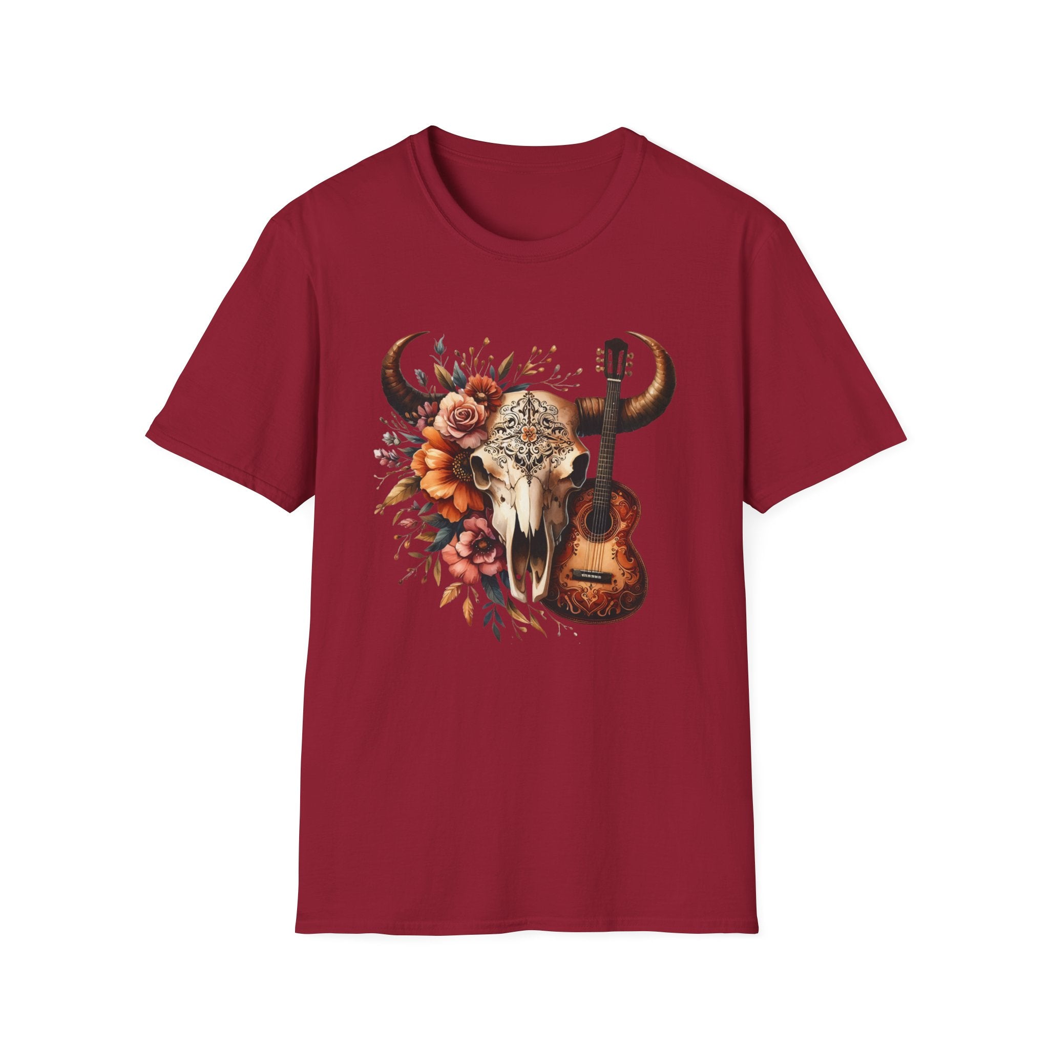 Western Skull Unisex Soft style T-Shirt