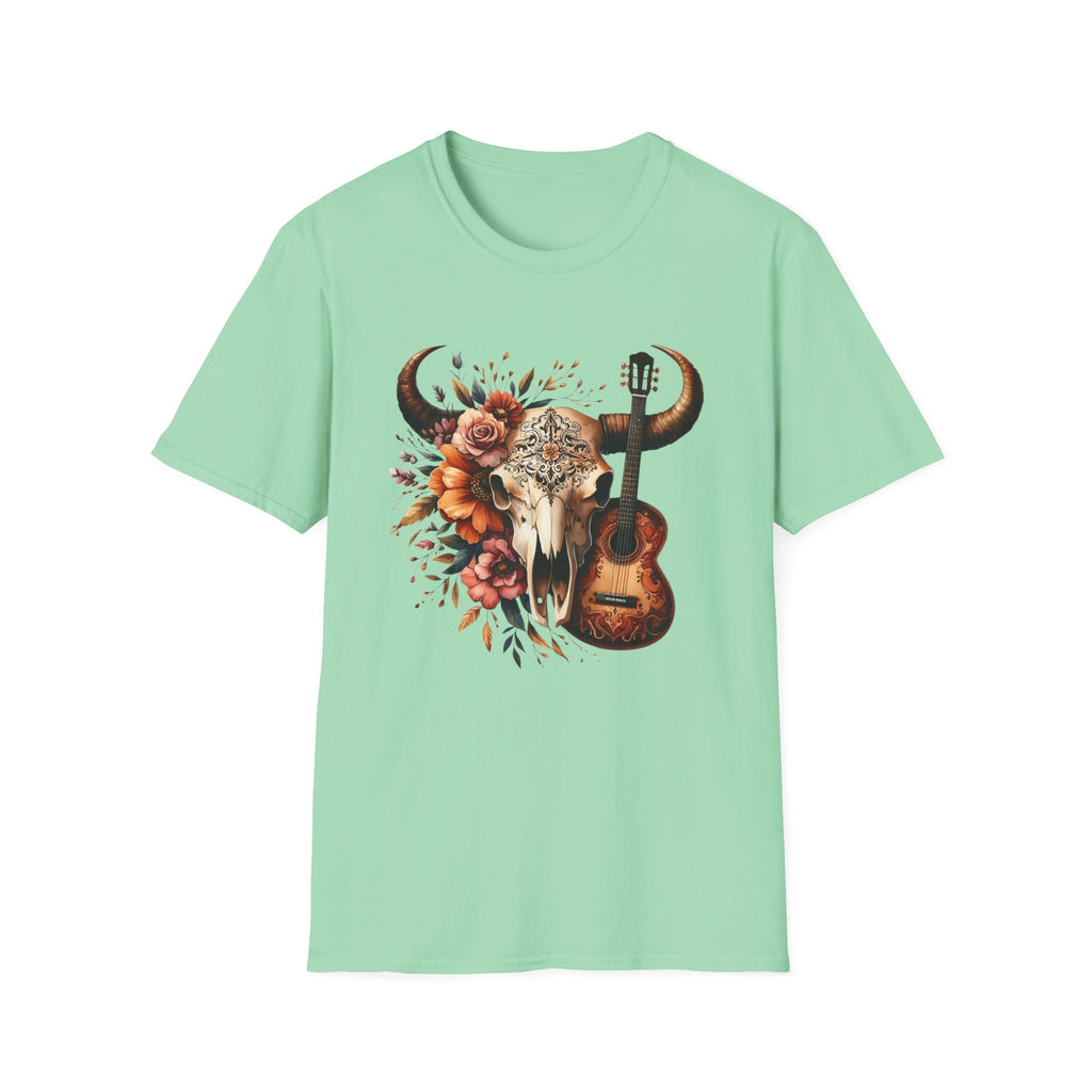 Western Skull Unisex Soft style T-Shirt