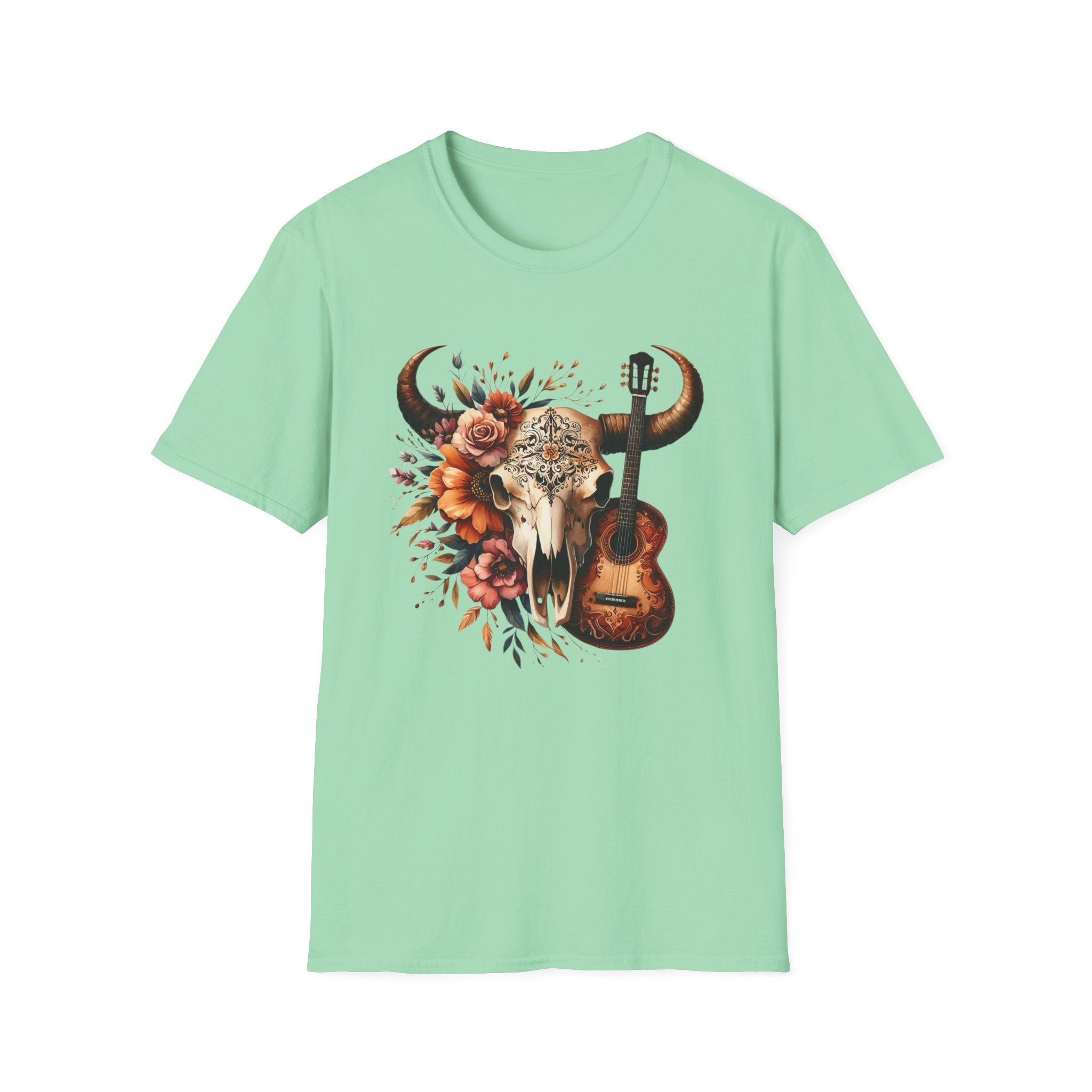 Western Skull Unisex Soft style T-Shirt