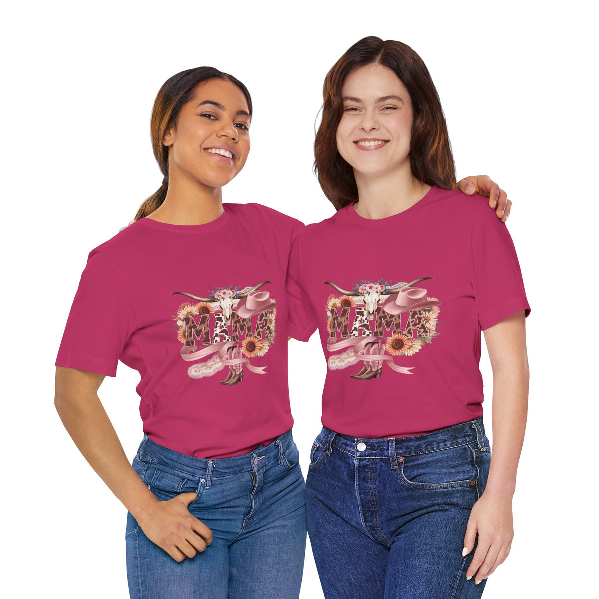 Western 'MAMA' Jersey Tee — Mama Graphic T-Shirt
