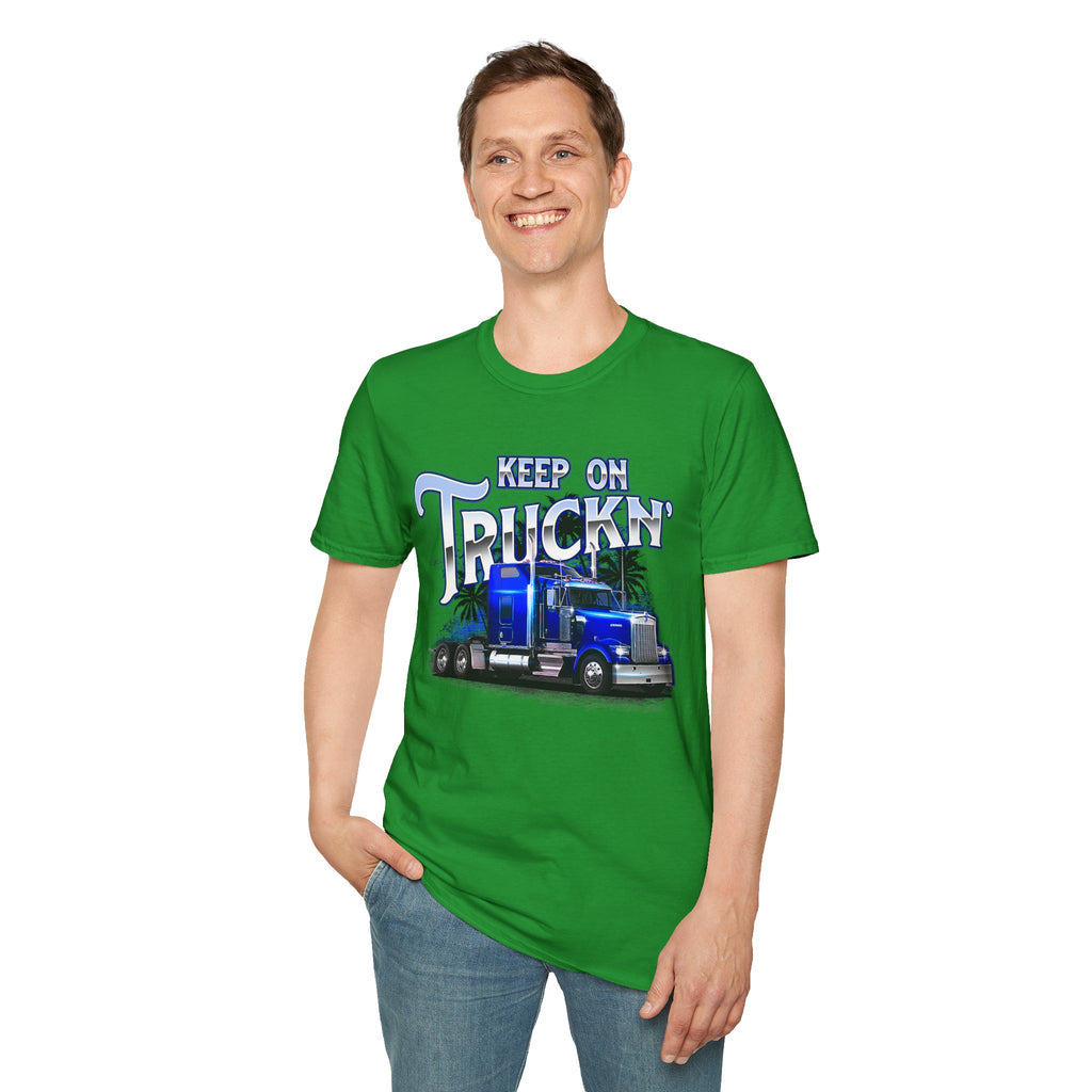 Keep On Truckn Trucker Soft Style T-Shirt