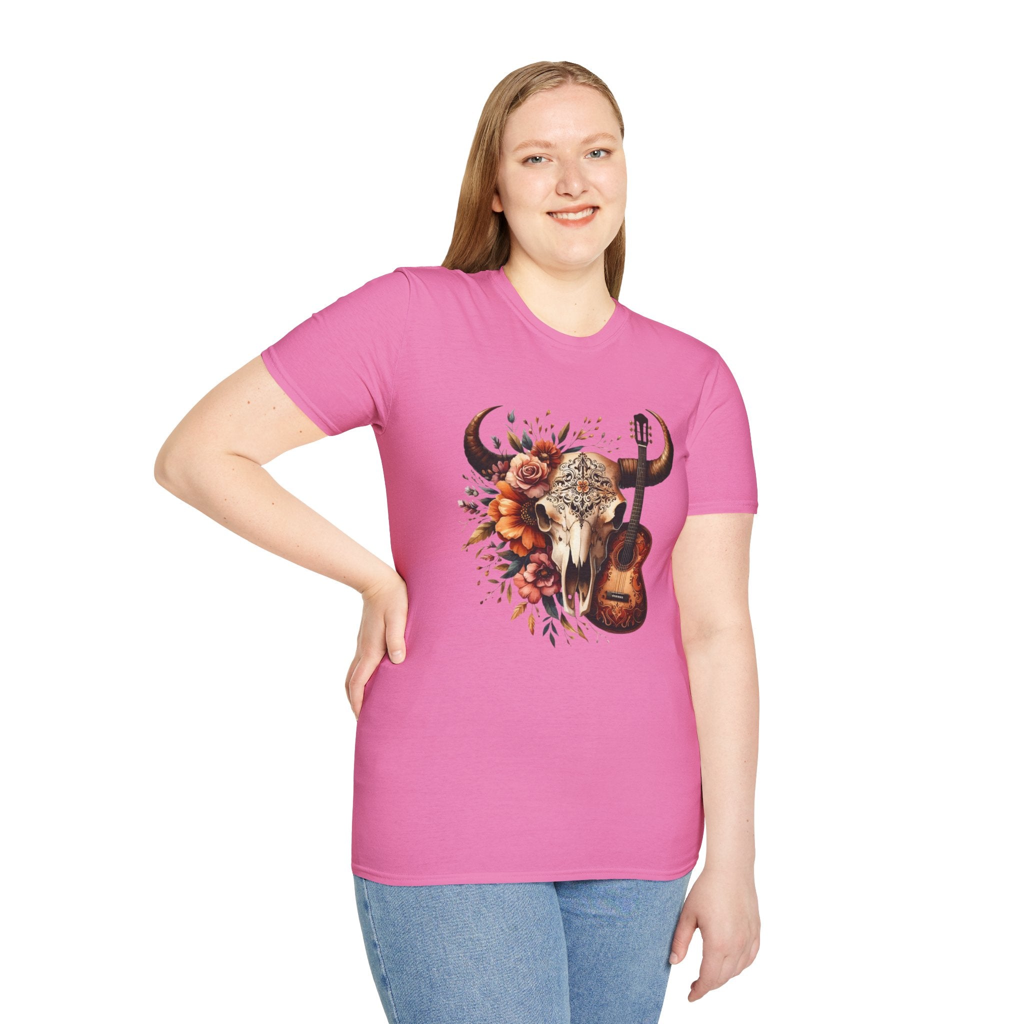 Western Skull Unisex Soft style T-Shirt