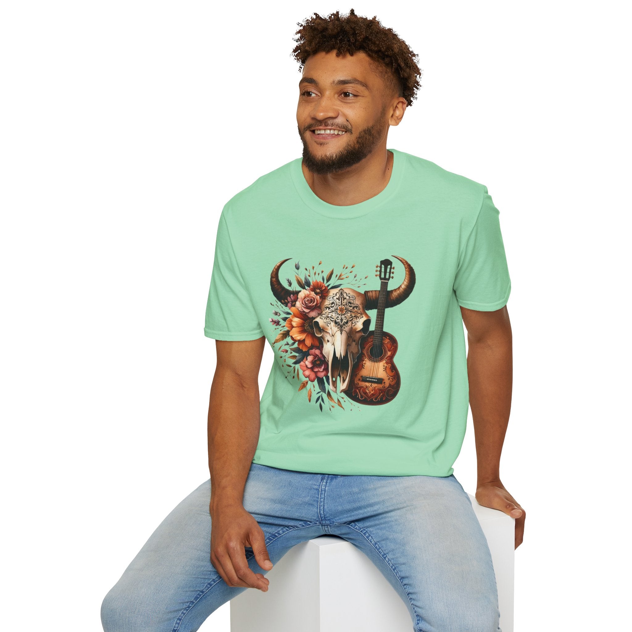Western Skull Unisex Soft style T-Shirt