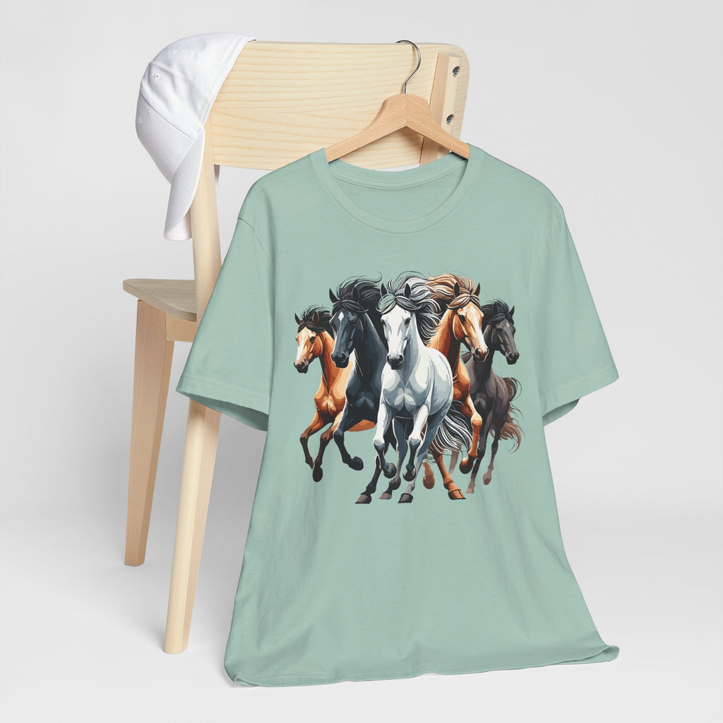 Wild Horse Western Tee — Custom Rodeo-Inspired Graphic T-Shirt