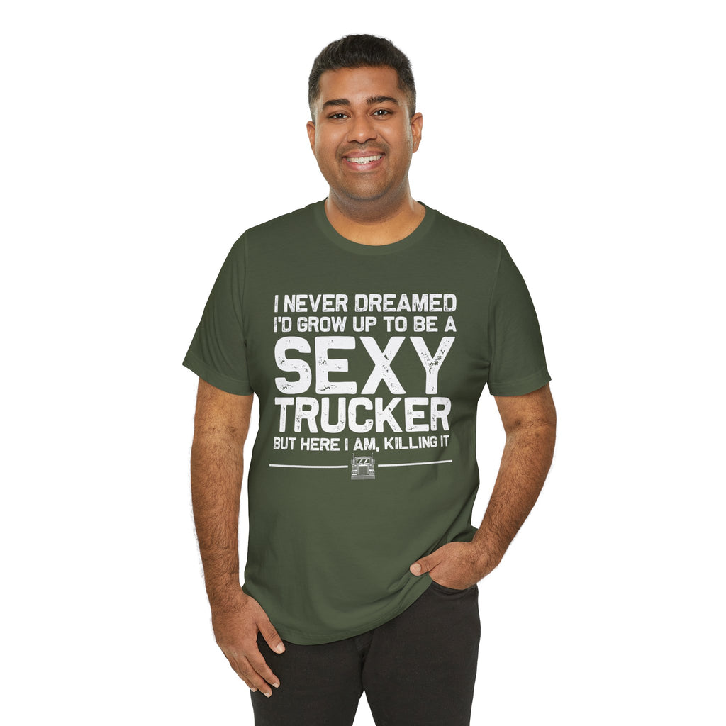 Funny Truck Driver Tee for Trucker Women — Women’s Trucker Shirt
