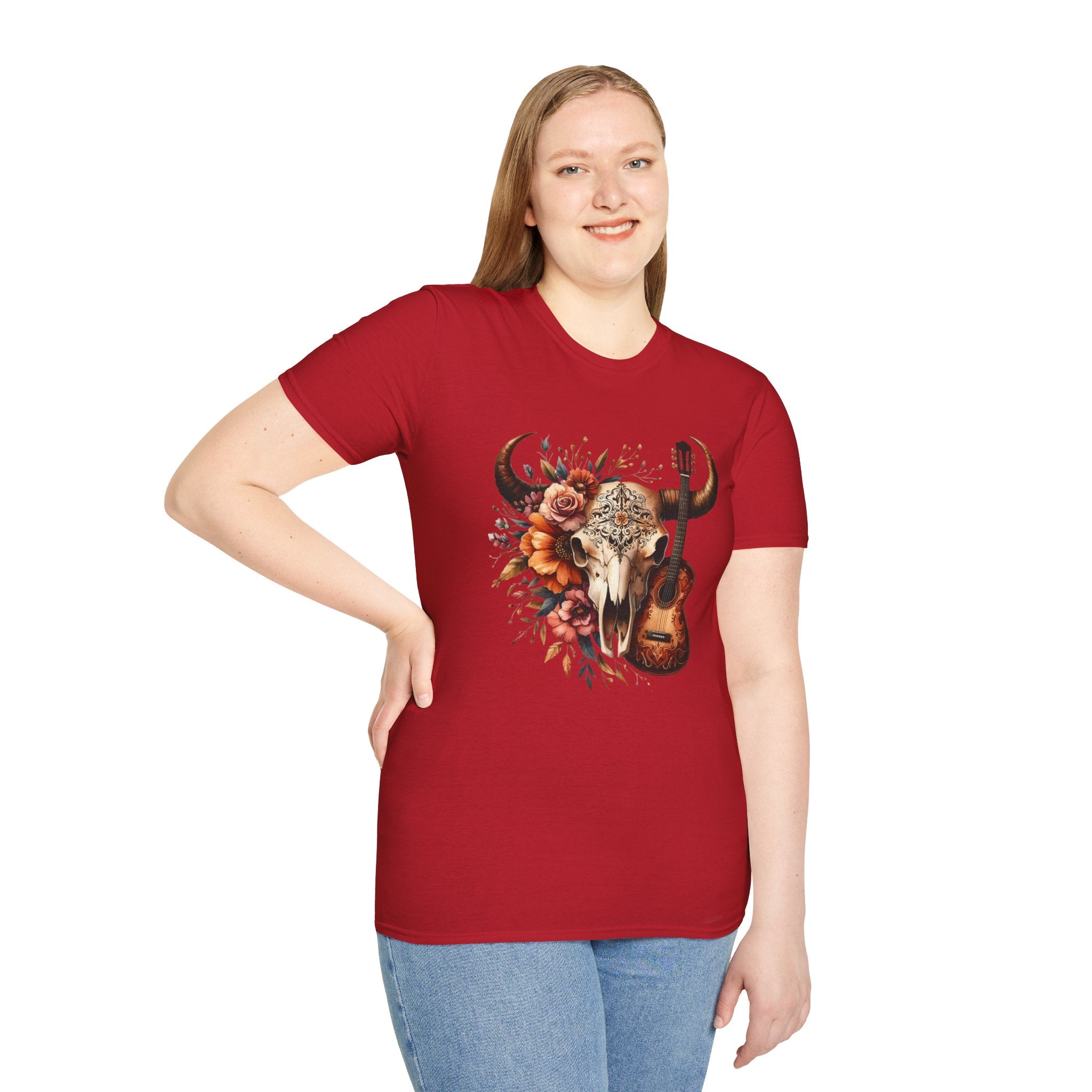 Western Skull Unisex Soft style T-Shirt