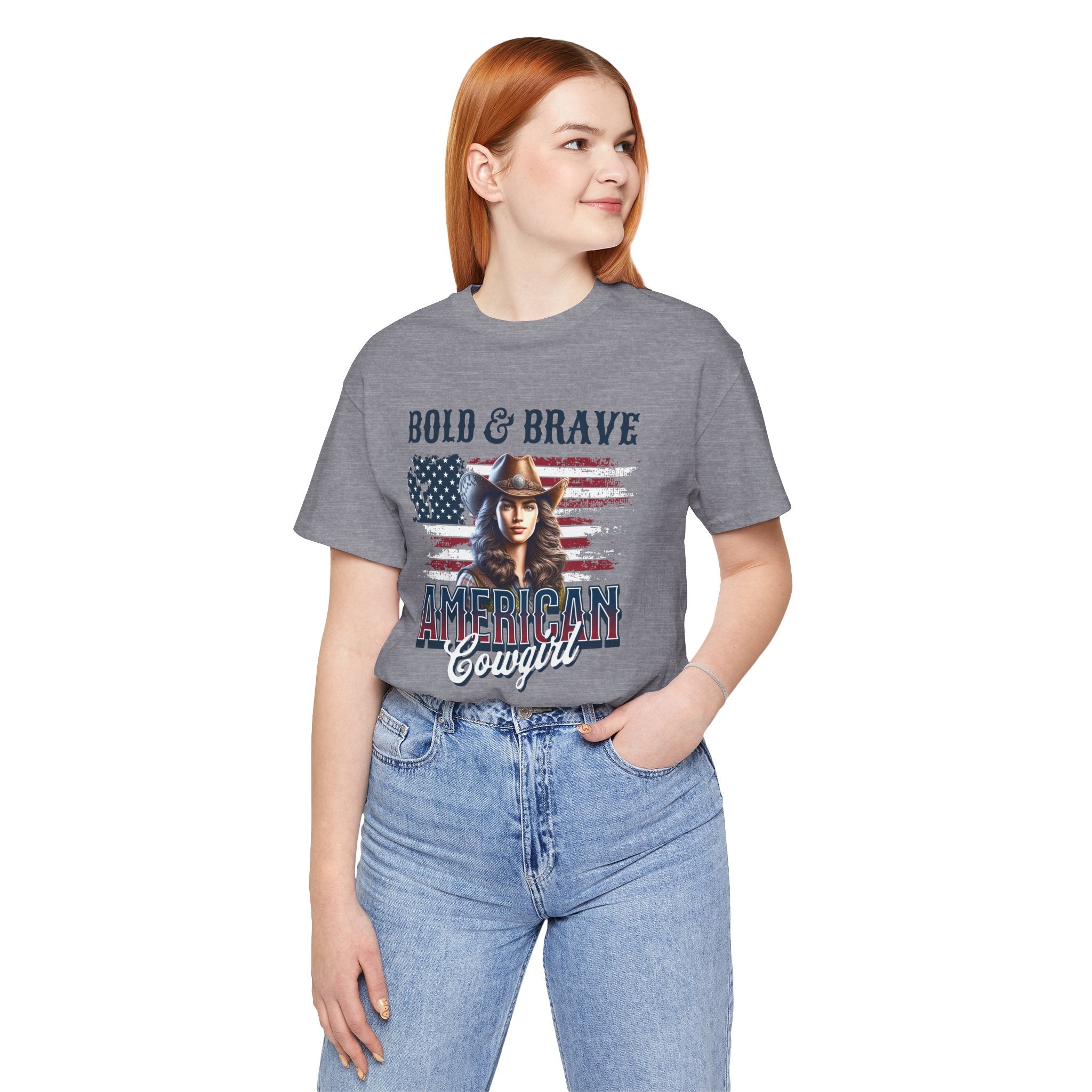Bold & Brave American Cowgirl Unisex Jersey Short Sleeve Tee