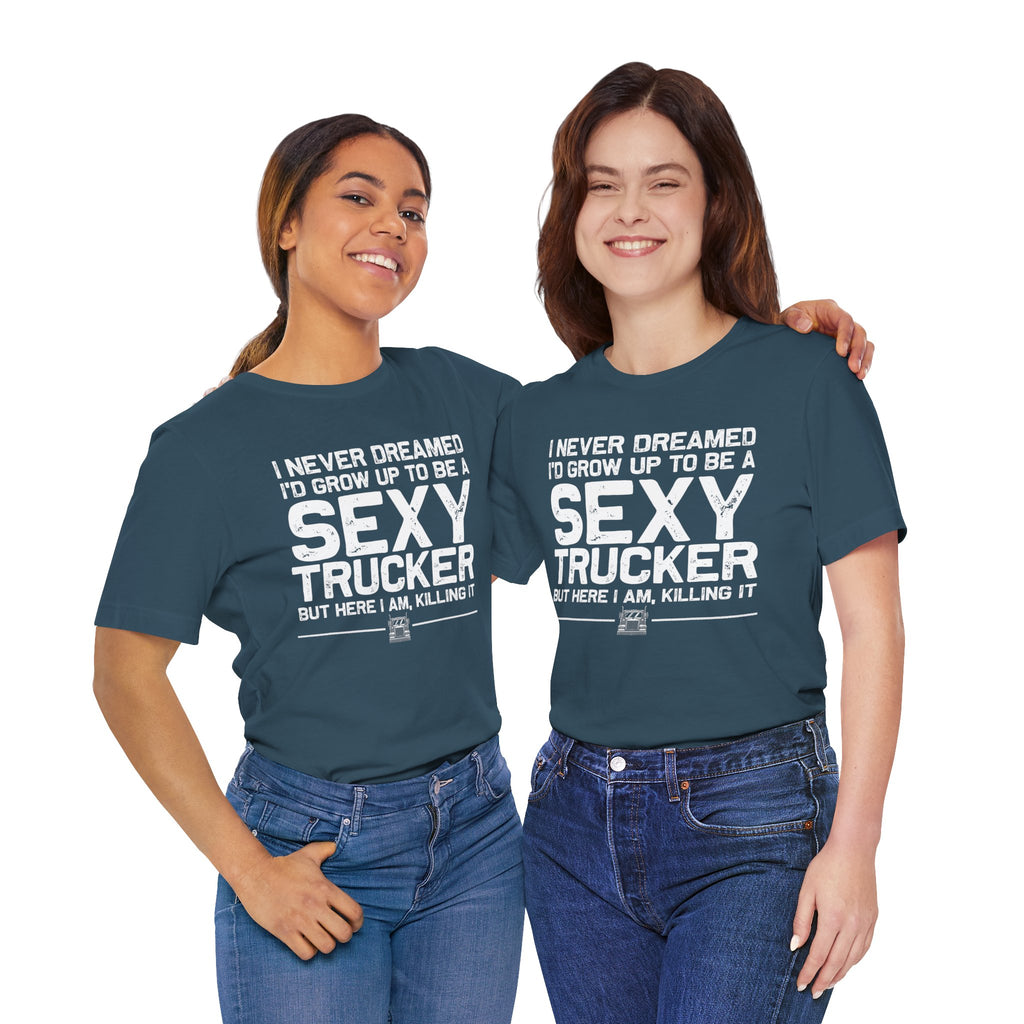 Funny Truck Driver Tee for Trucker Women — Women’s Trucker Shirt