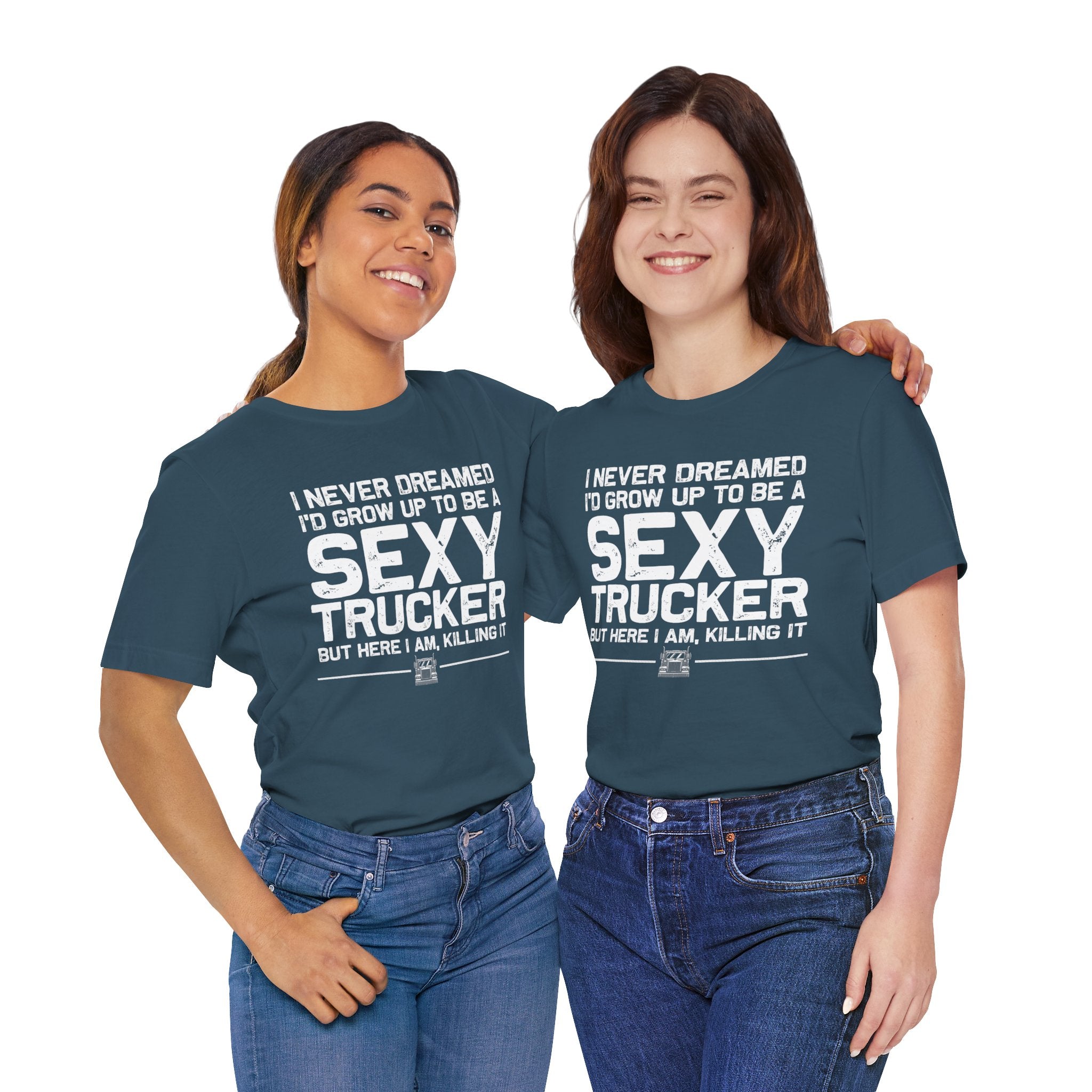 Funny Truck Driver Tee for Trucker Women — Women’s Trucker Shirt