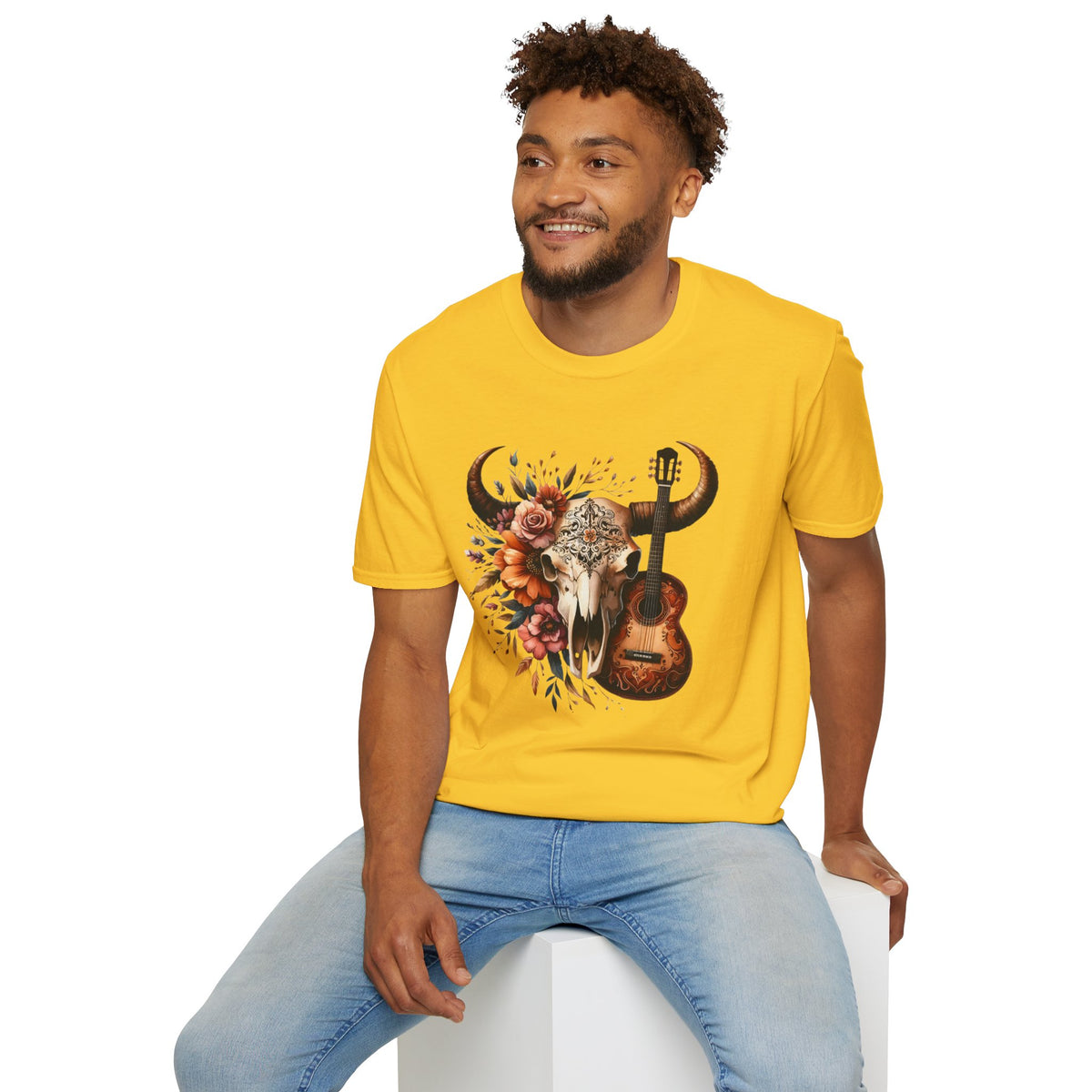 Western Skull Unisex Soft style T-Shirt
