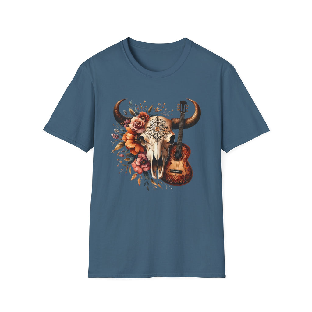 Western Skull Unisex Soft style T-Shirt