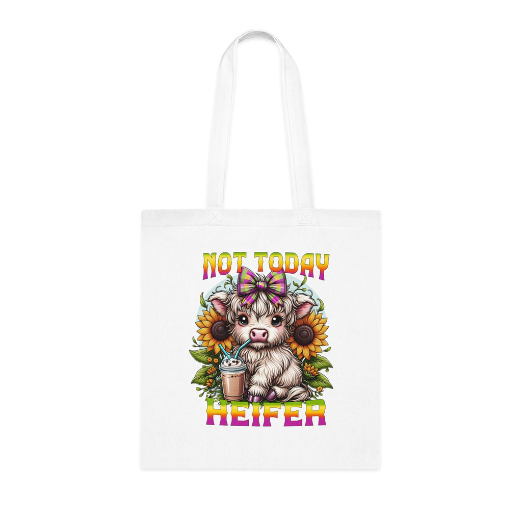 Not Today Heifer Cotton Tote